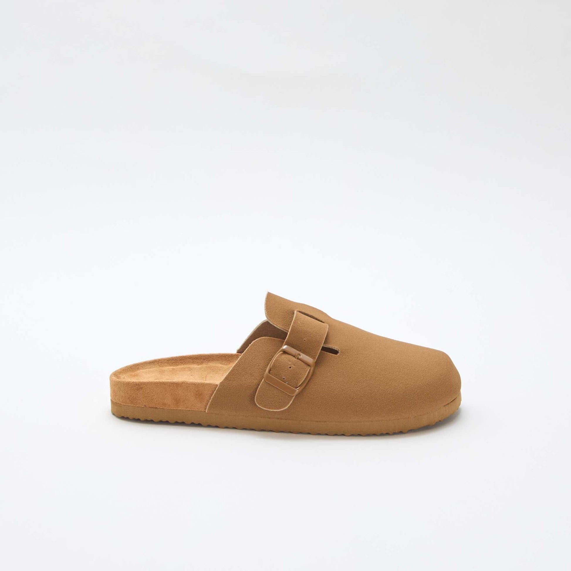 Sabots mules effet suède MARRON