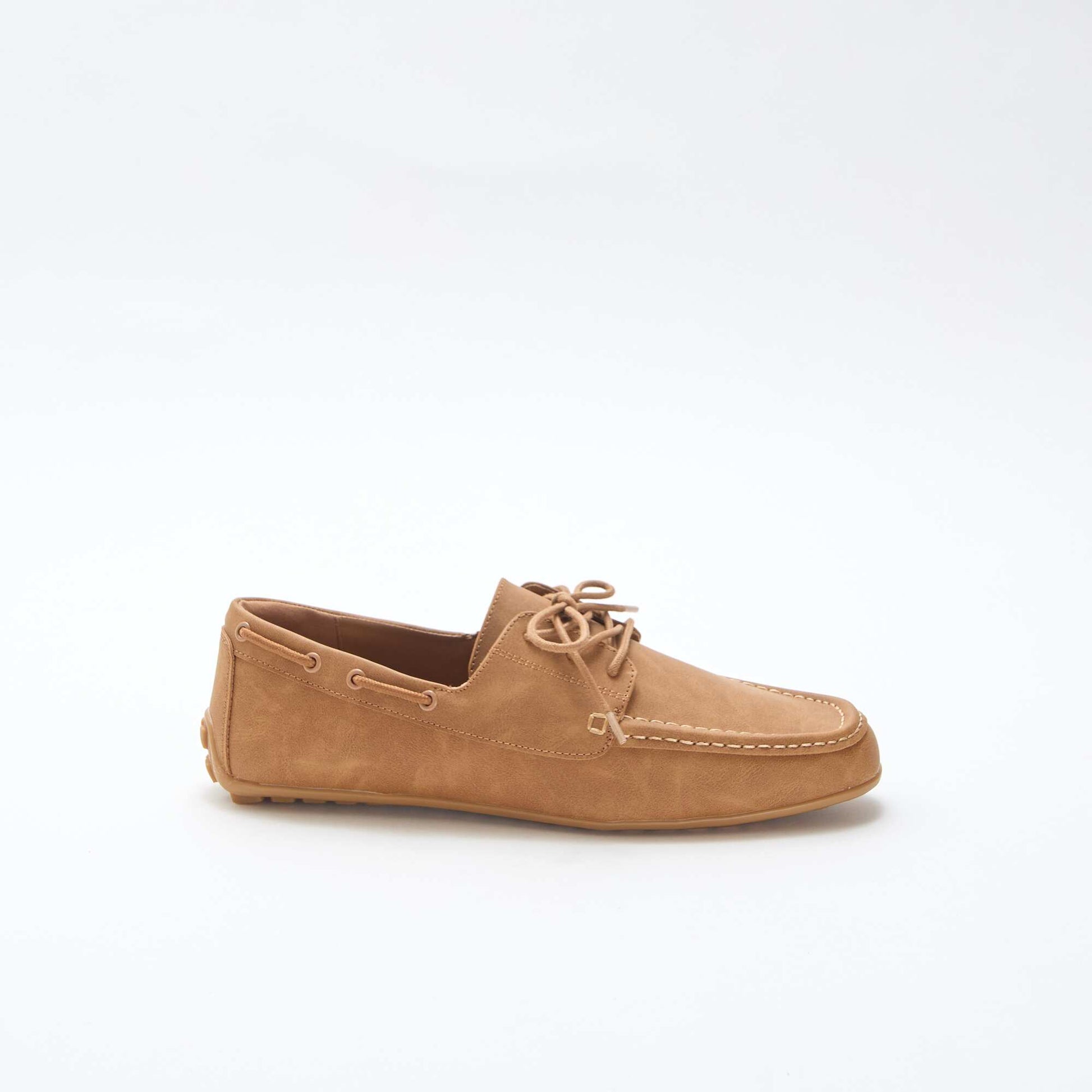 Paire de mocassin bateau unie MARRON
