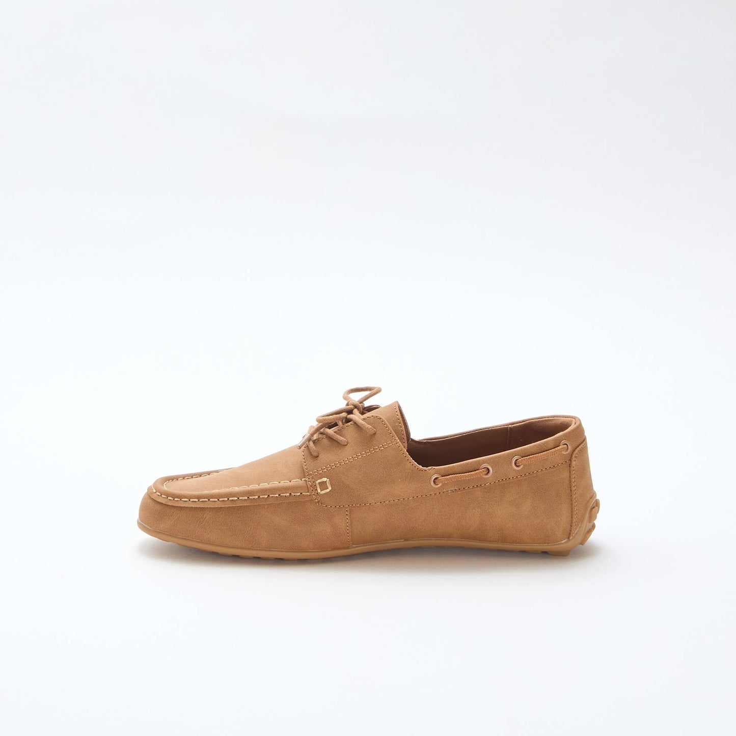 Paire de mocassin bateau unie MARRON