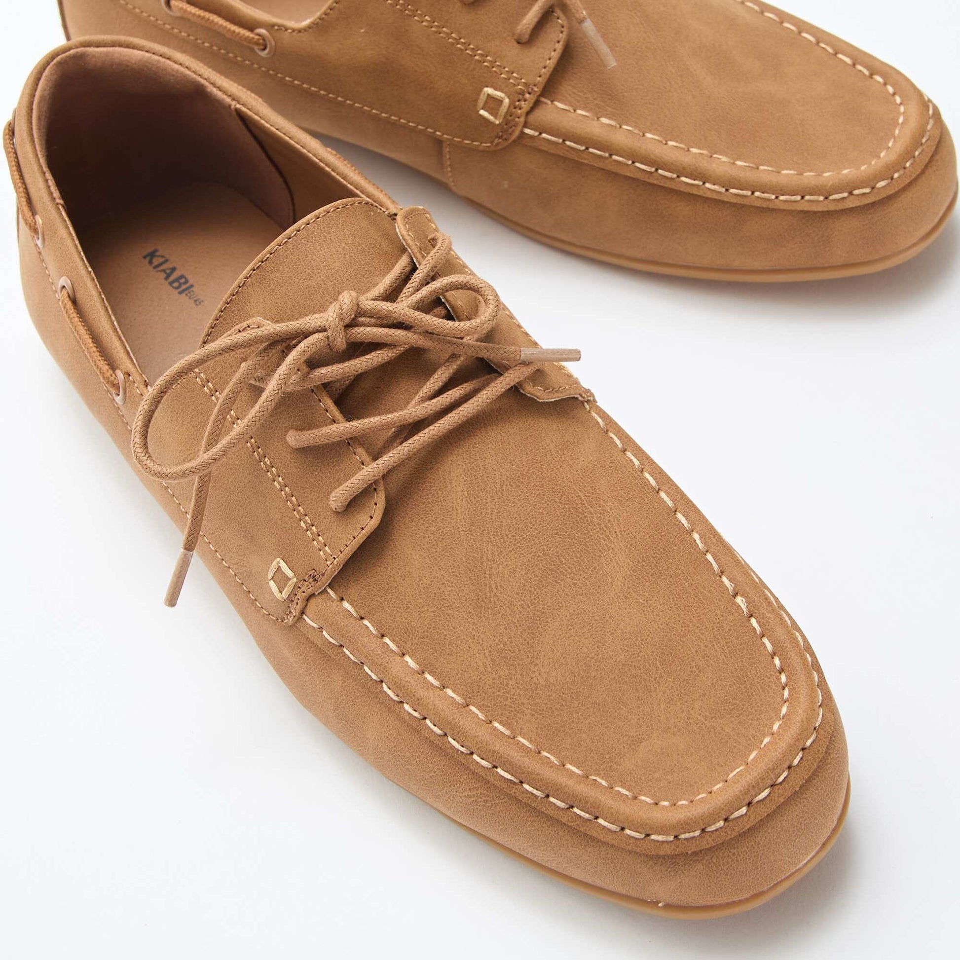 Paire de mocassin bateau unie MARRON