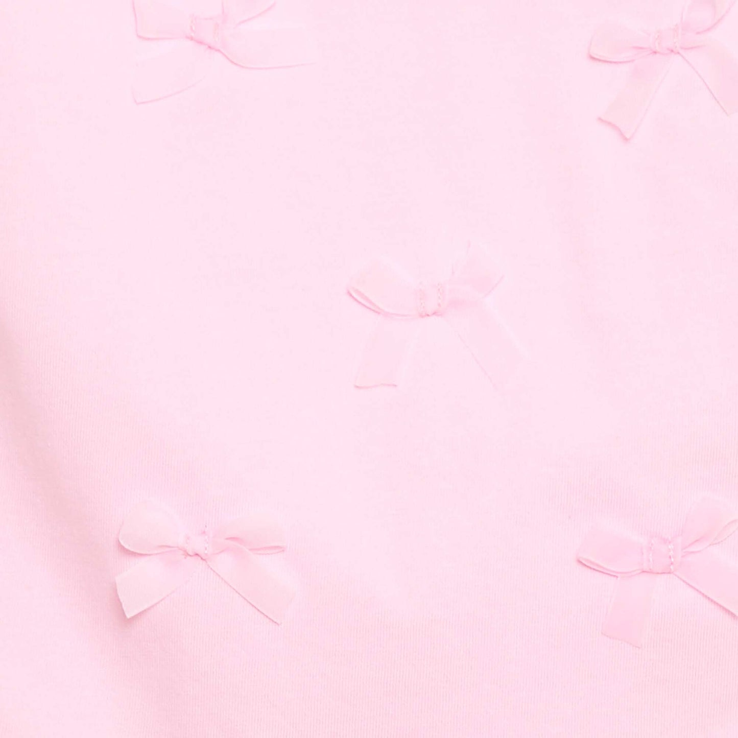 T-shirt en jersey manches courtes avec nœuds fantaisies ROSE