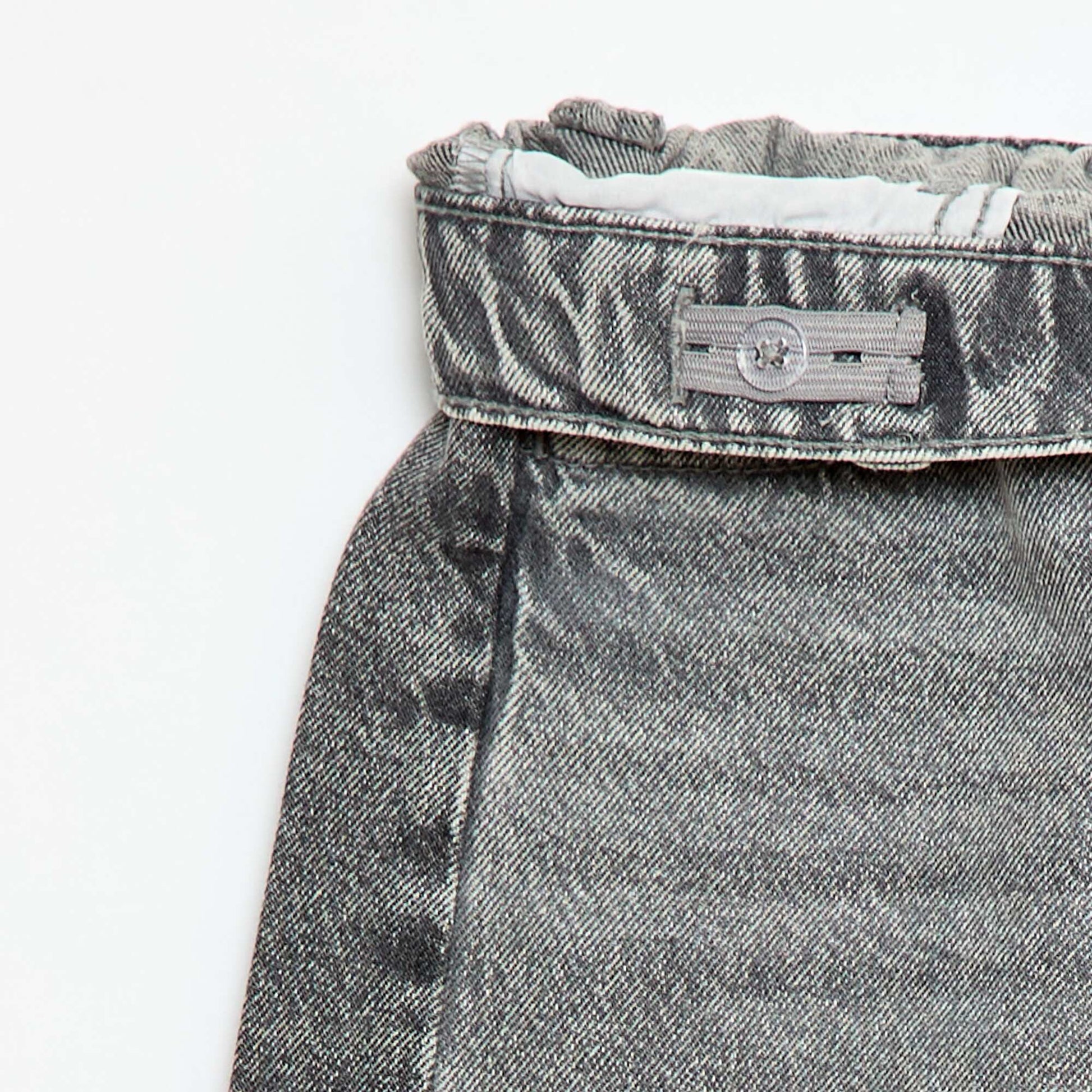 Pantalon wide leg fit / coupe large à 2 teintes GRIS