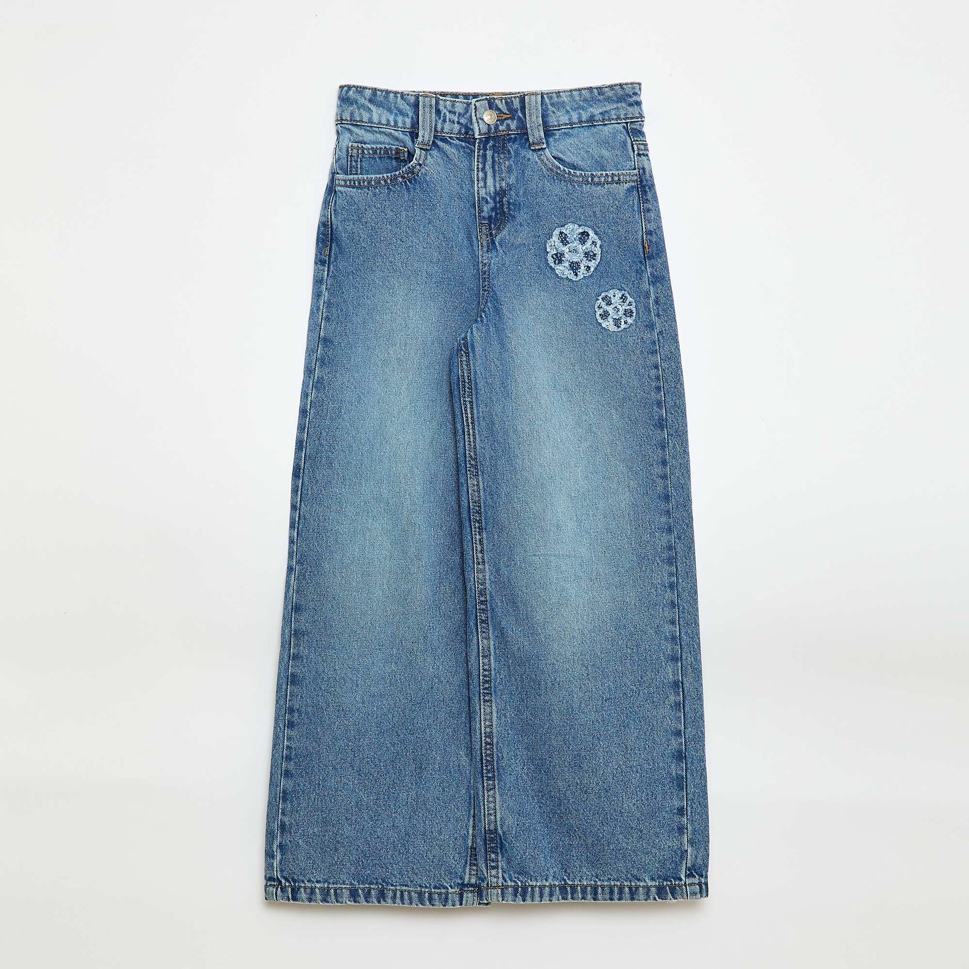 Pantalon en denim BLEU