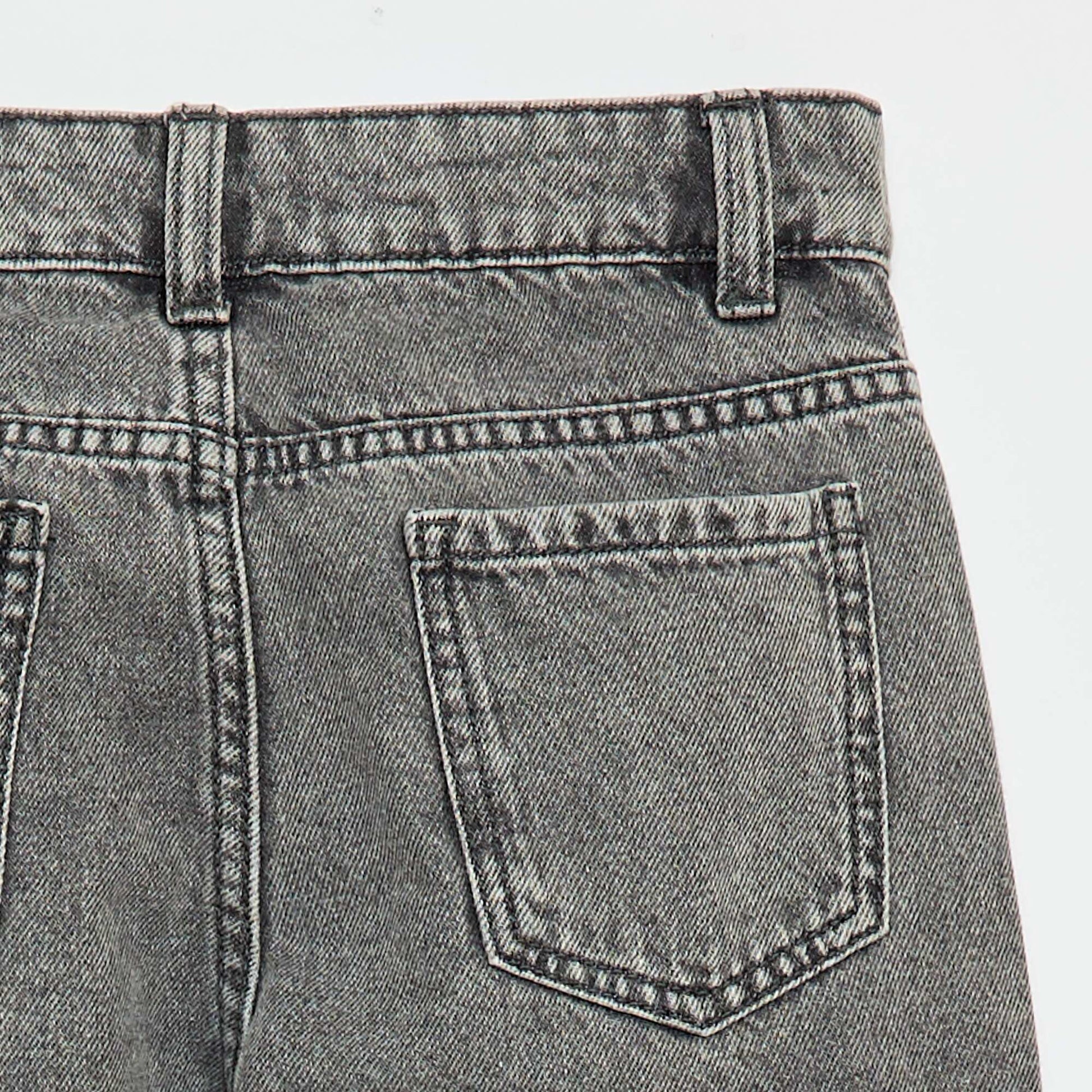 Pantalon en jean multipoches GRIS
