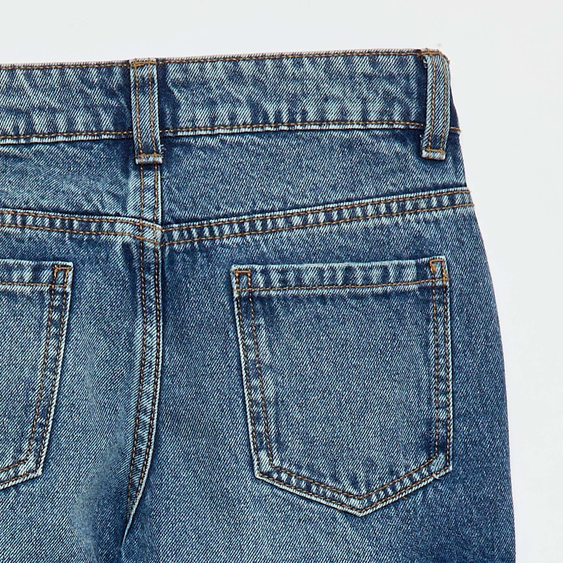 Pantalon en jean multipoches BLEU