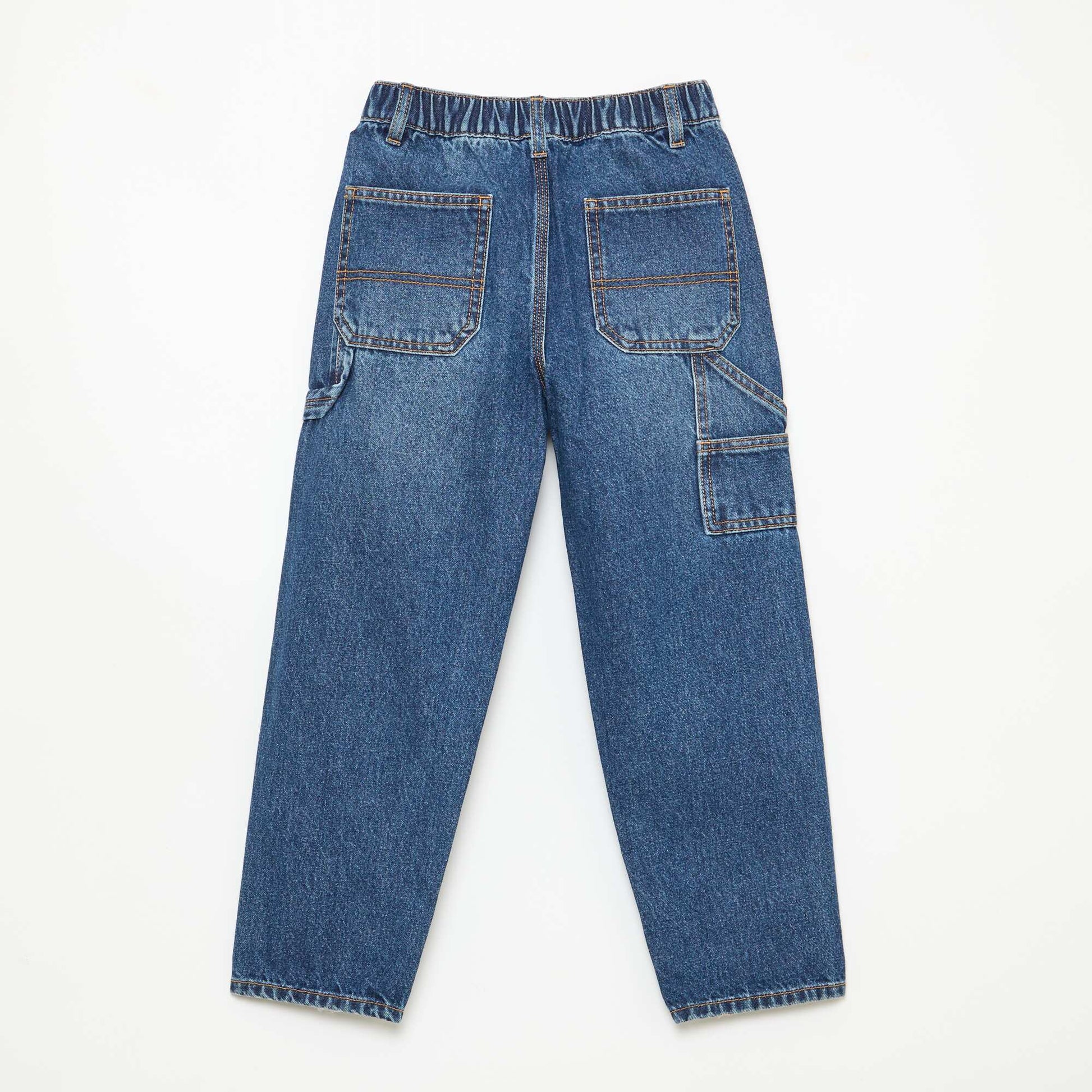 Jean loose à grandes poches BLEU