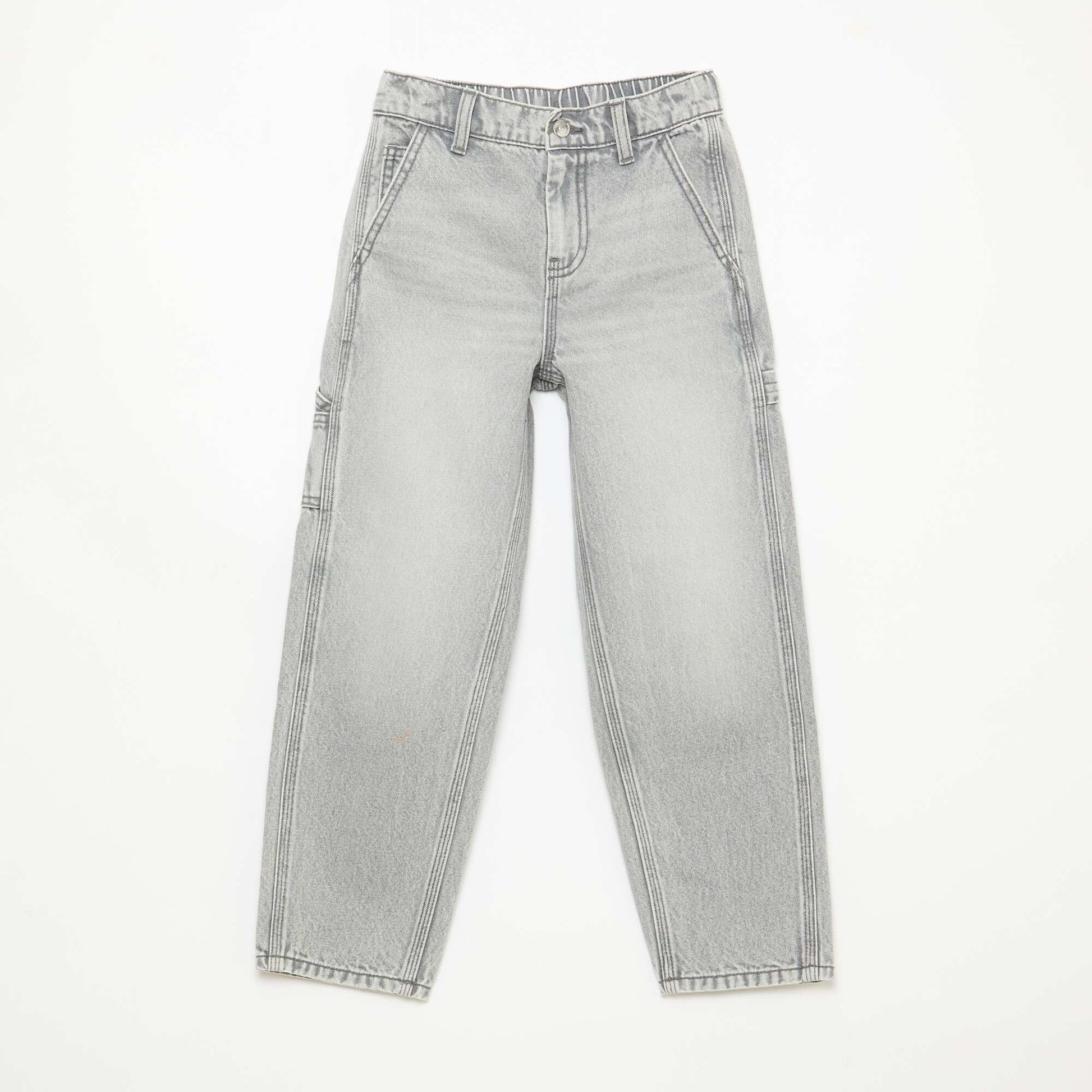 Jean loose à grandes poches GRIS