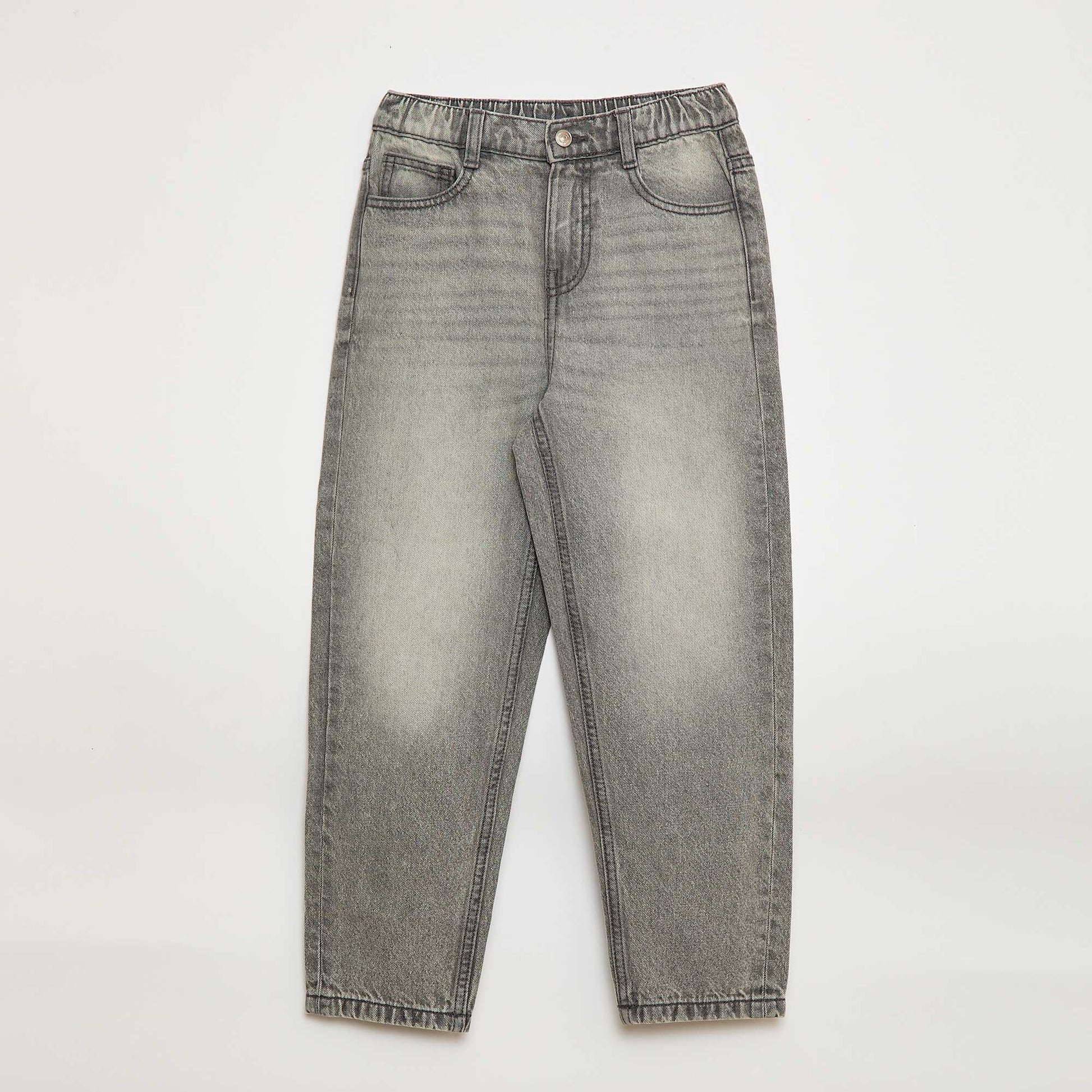 Pantalon en jean coupe confortable GRIS