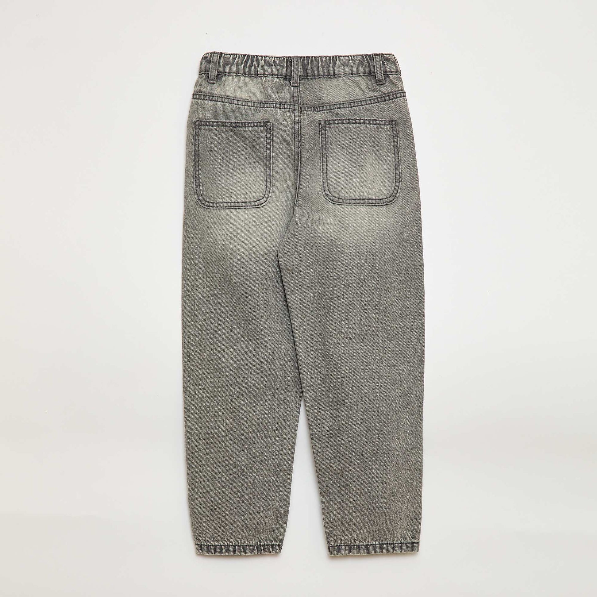 Pantalon en jean coupe confortable GRIS
