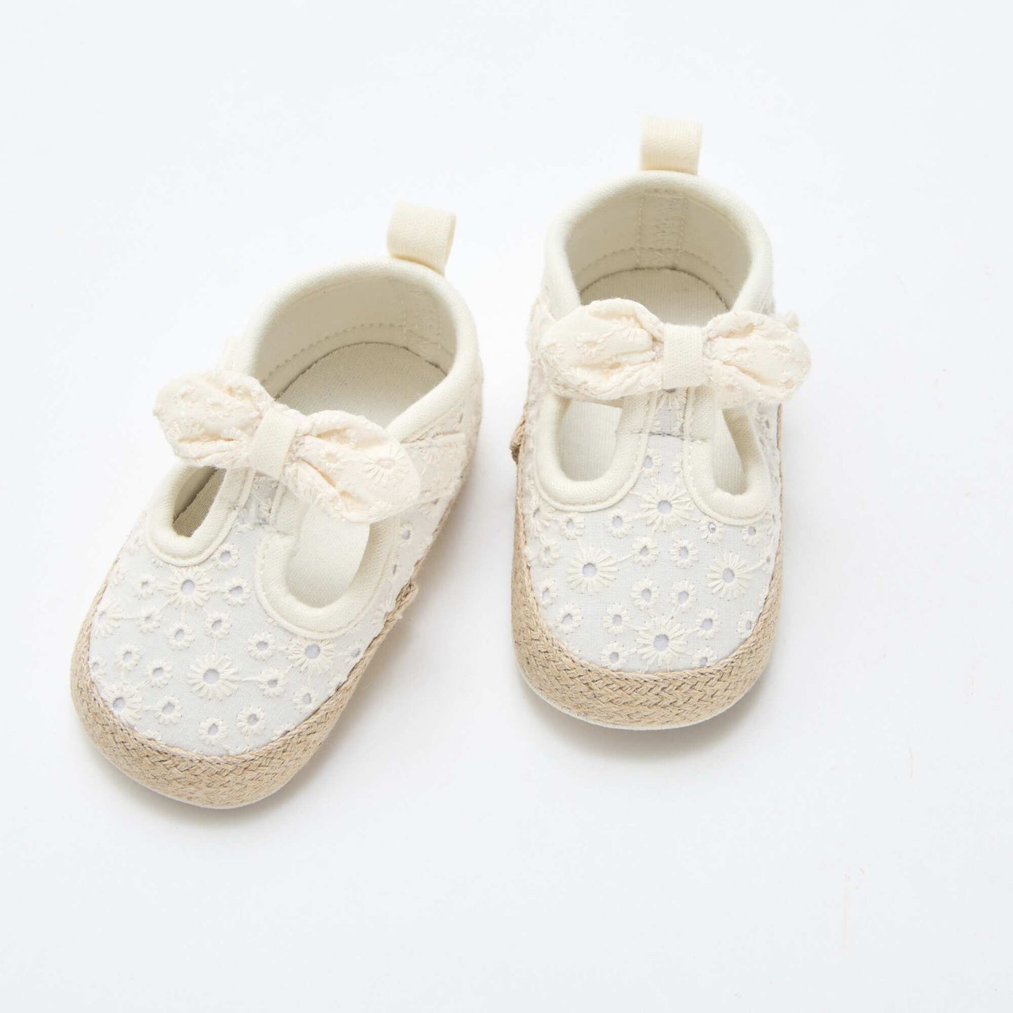 Chaussures en toile macramé BEIGE