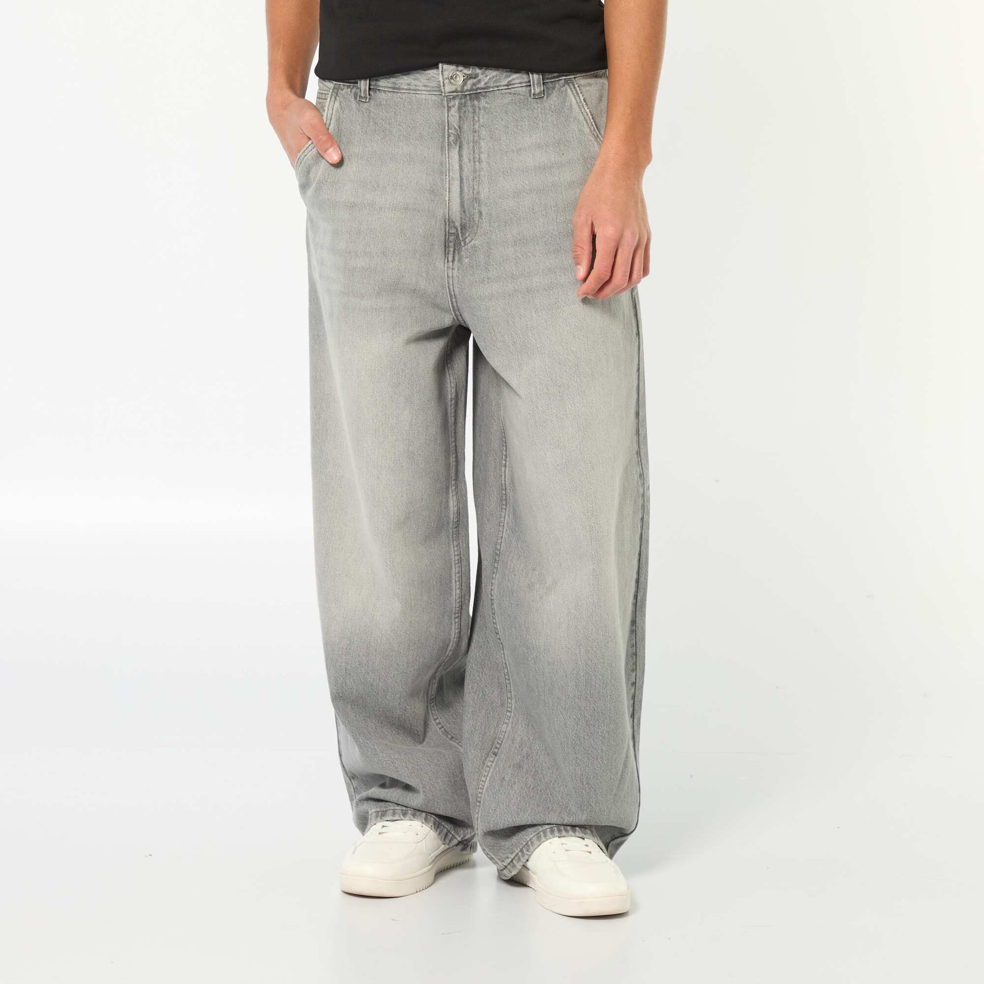 Jean baggy GRIS