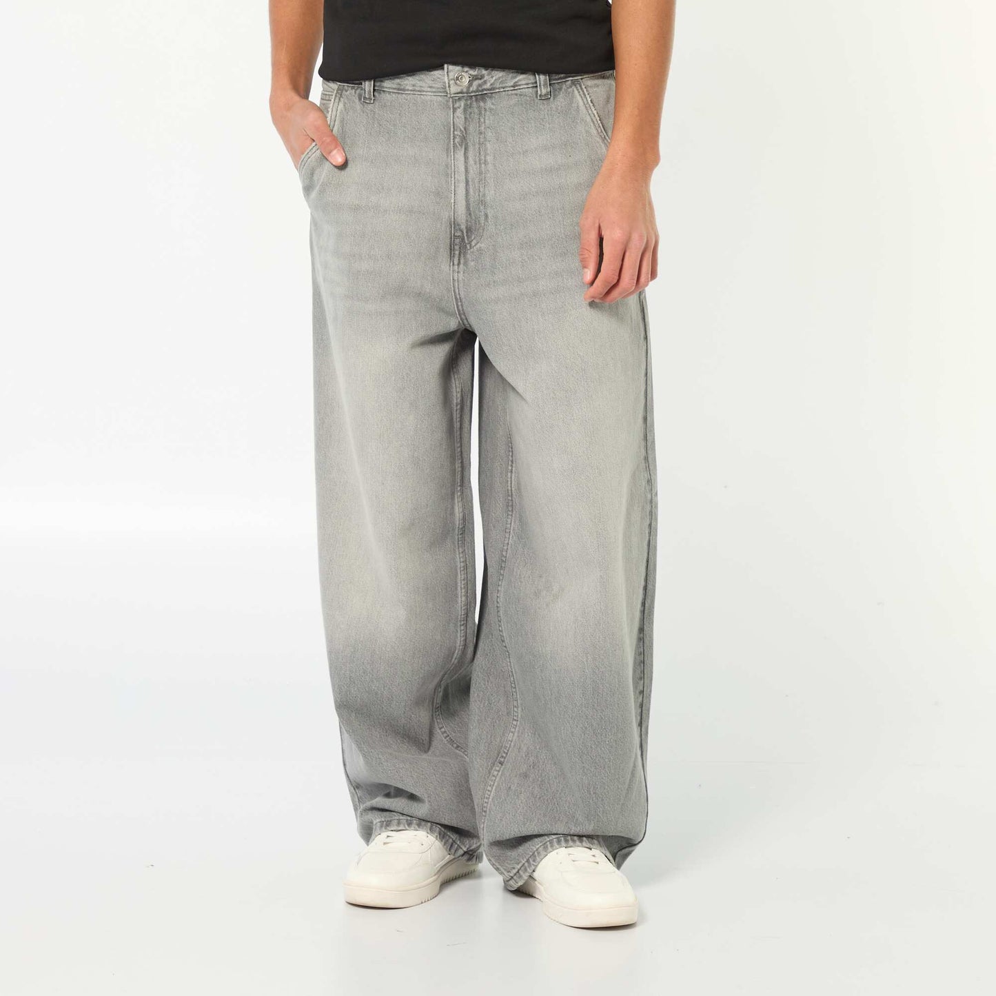 Jean baggy GRIS