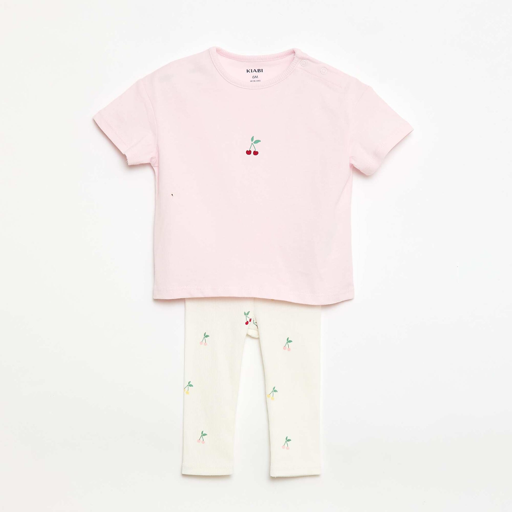 Ensemble 2 pièces T-shirt + legging VIOLET