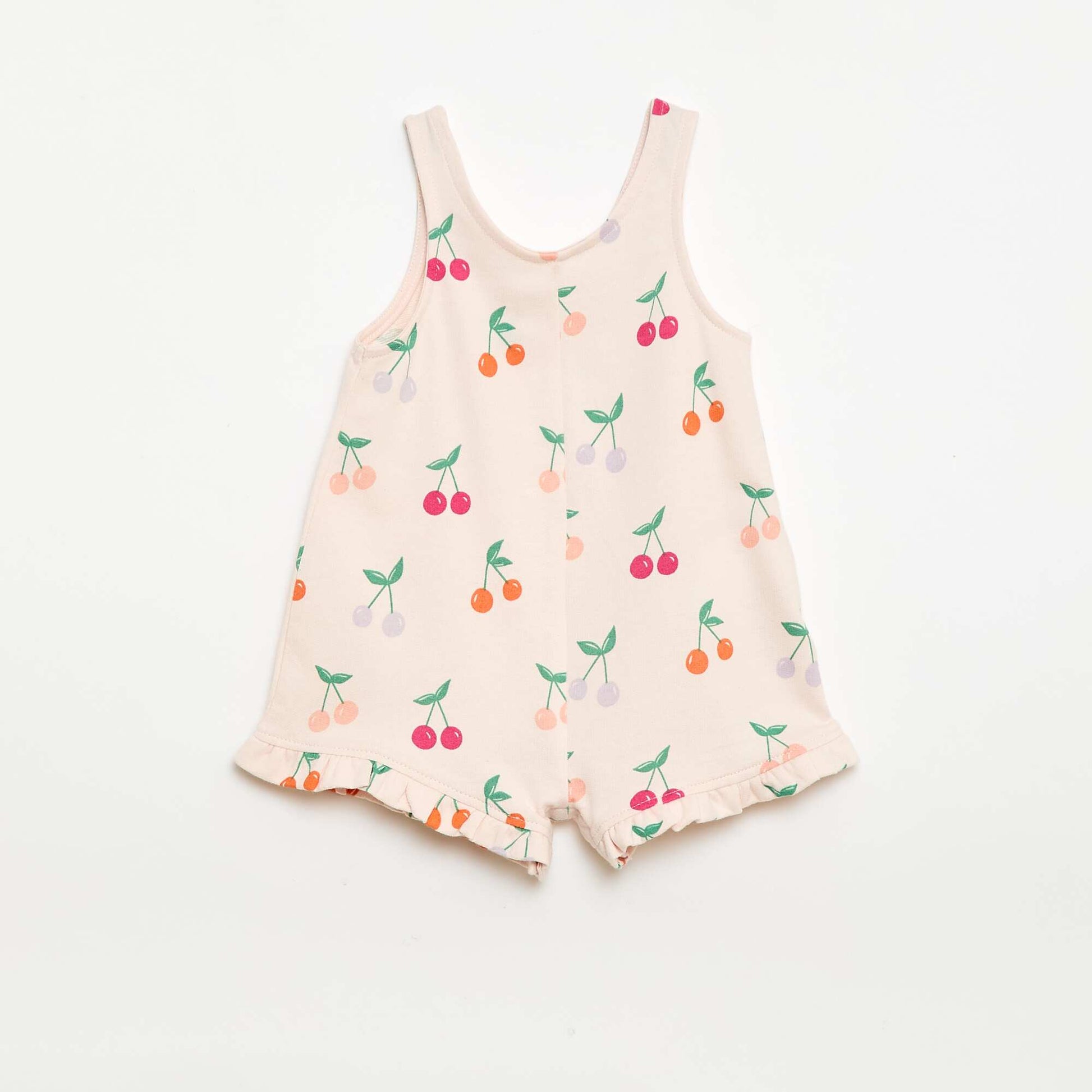 Ensemble 2 pièces T-shirt + combishort ROSE