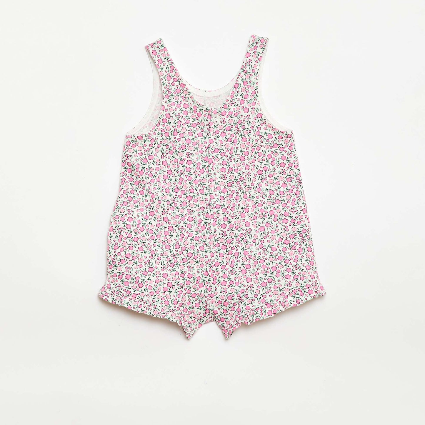 Ensemble 2 pièces T-shirt + combishort ROSE