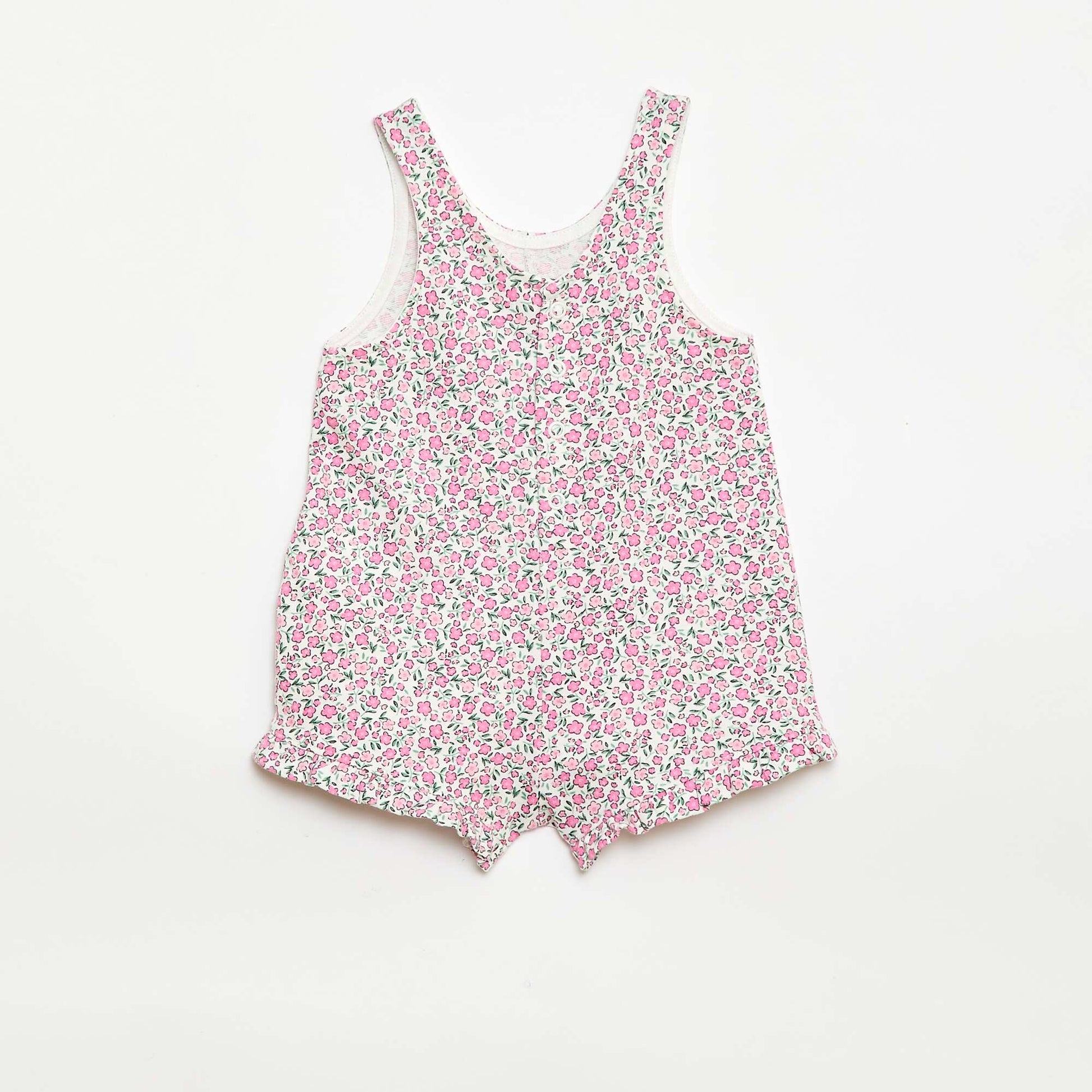 Ensemble 2 pièces T-shirt + combishort ROSE
