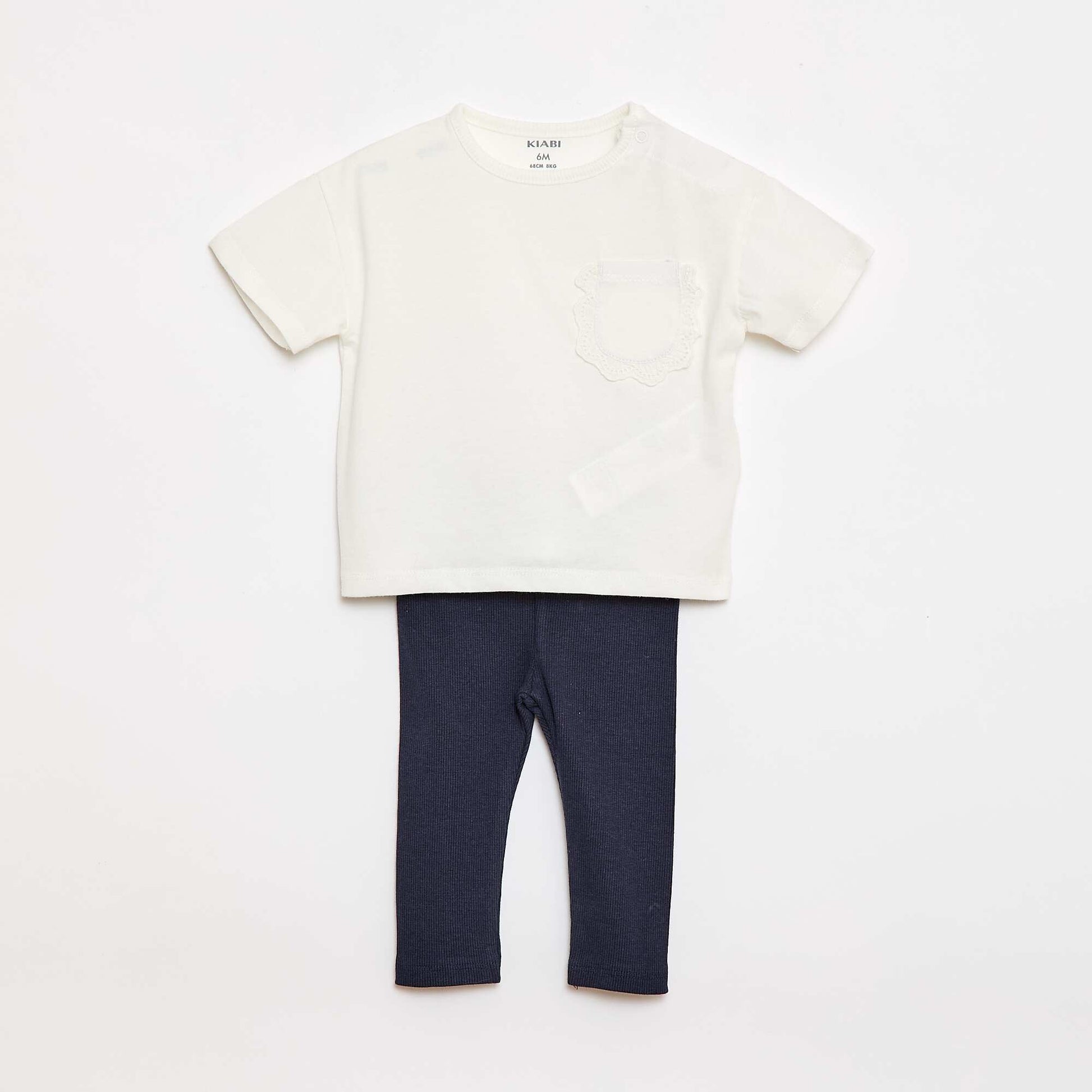 Ensemble 2 pièces T-shirt + legging BLEU