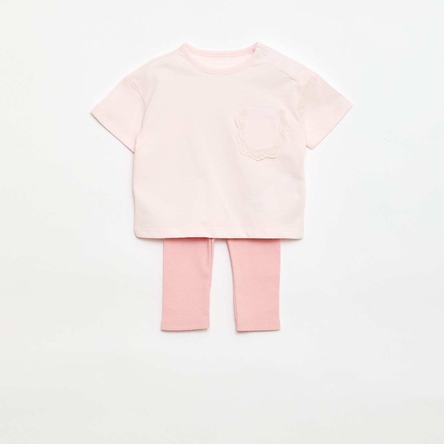 Ensemble 2 pièces T-shirt + legging ROSE