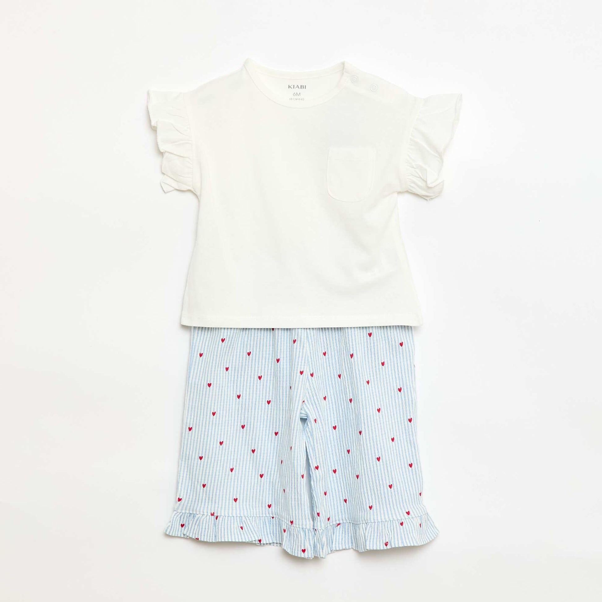 Ensemble t-shirt + pantalon - 2 poches BLEU