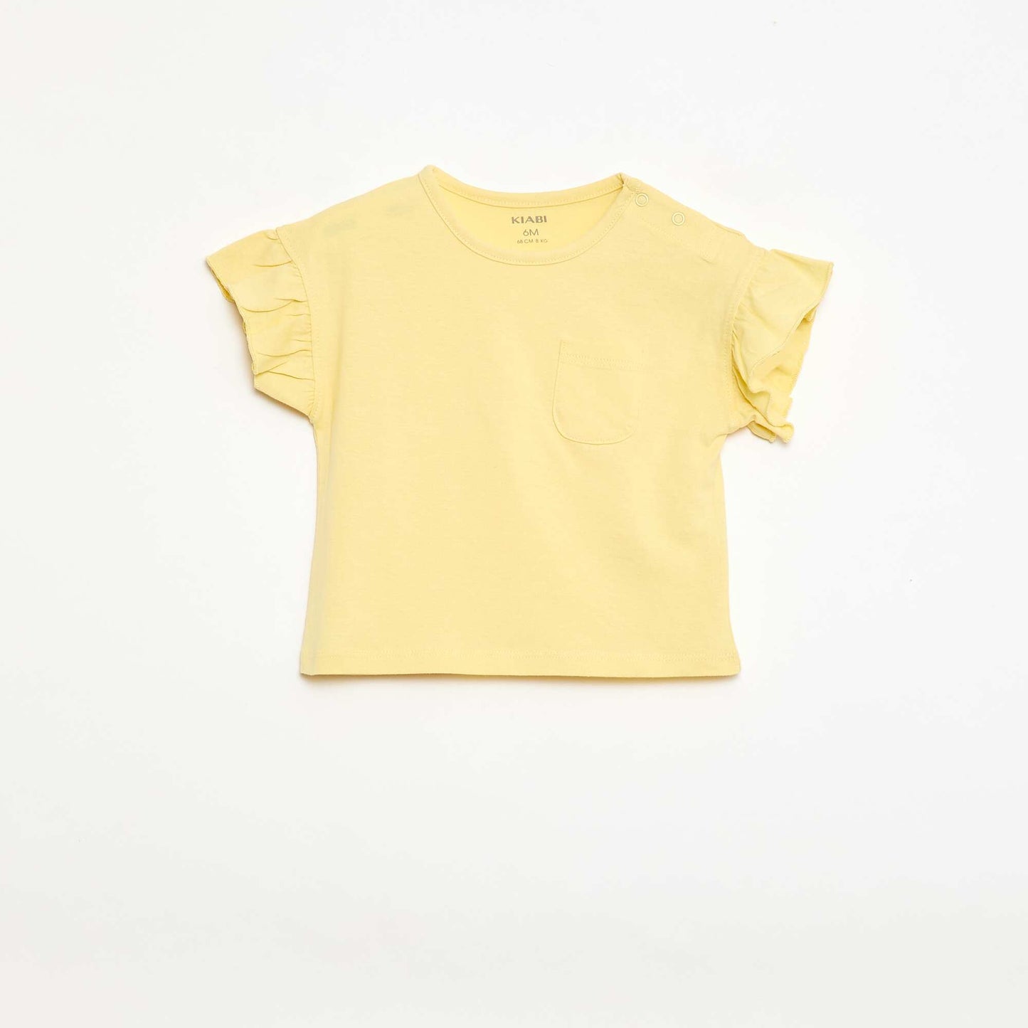 Ensemble t-shirt + pantalon - 2 poches JAUNE