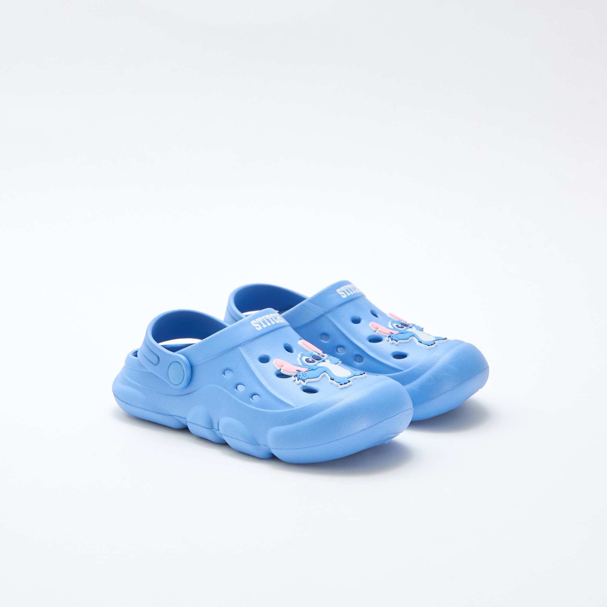 Paire de mules animées 'Disney' 'Stitch' uni BLEU