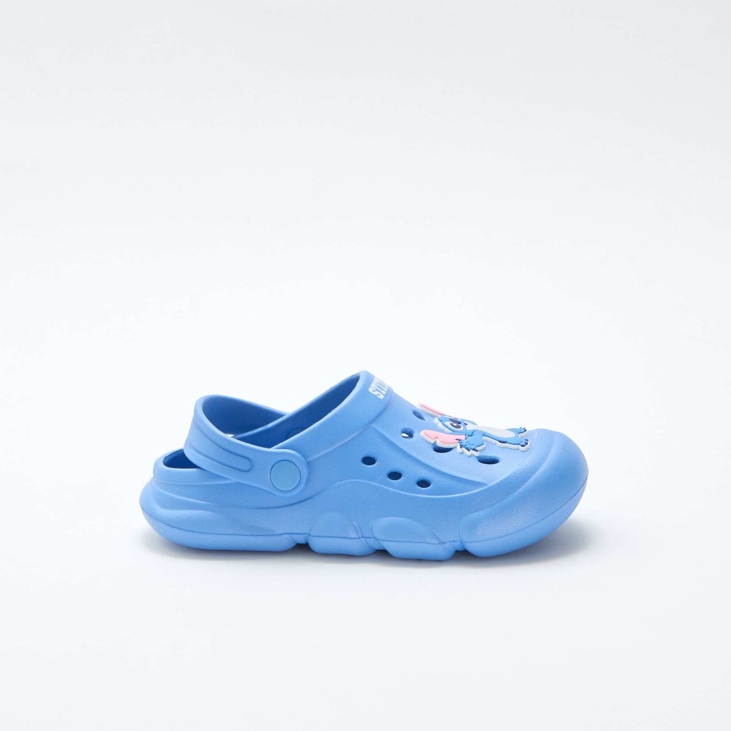 Paire de mules animées 'Disney' 'Stitch' uni BLEU