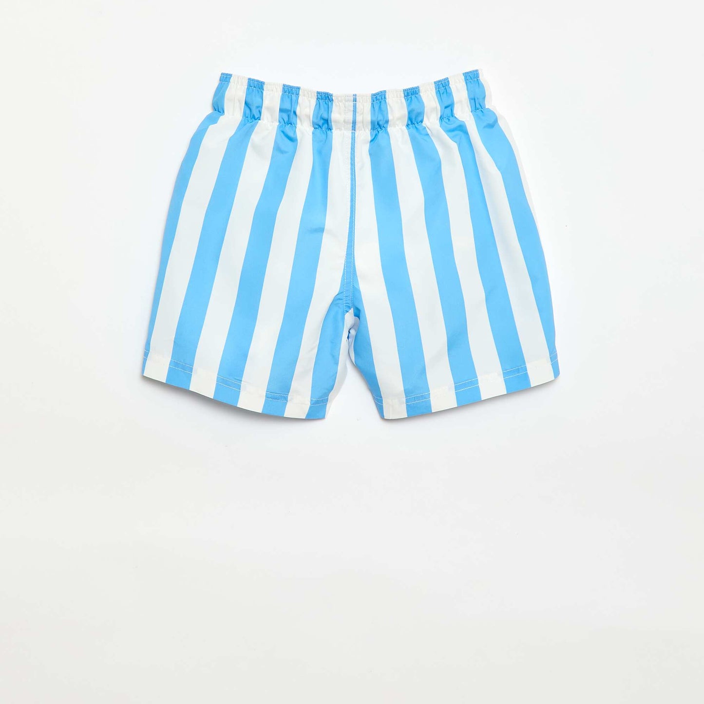 Bermuda de bain imprimé rayé BLEU