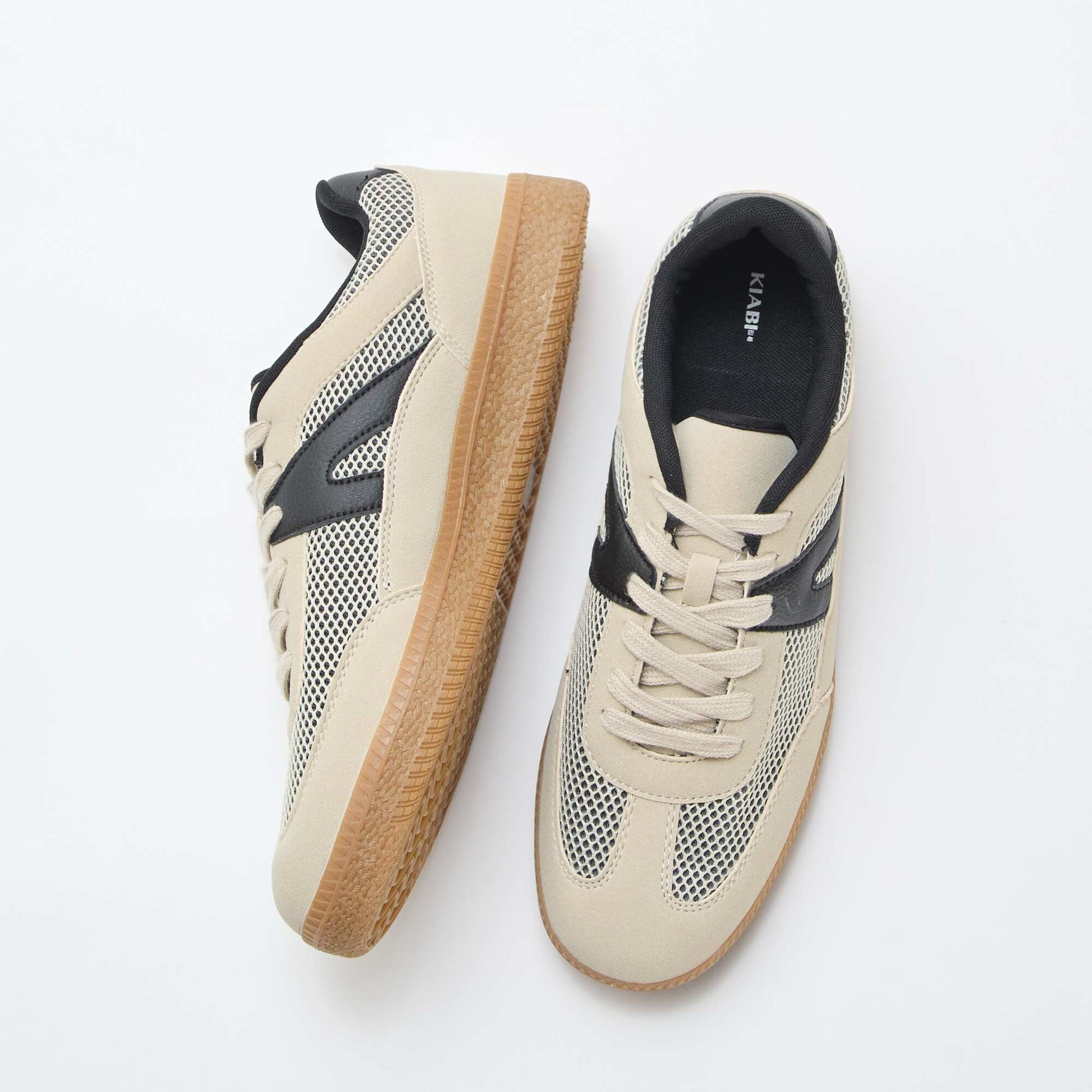 Baskets en mesh BEIGE