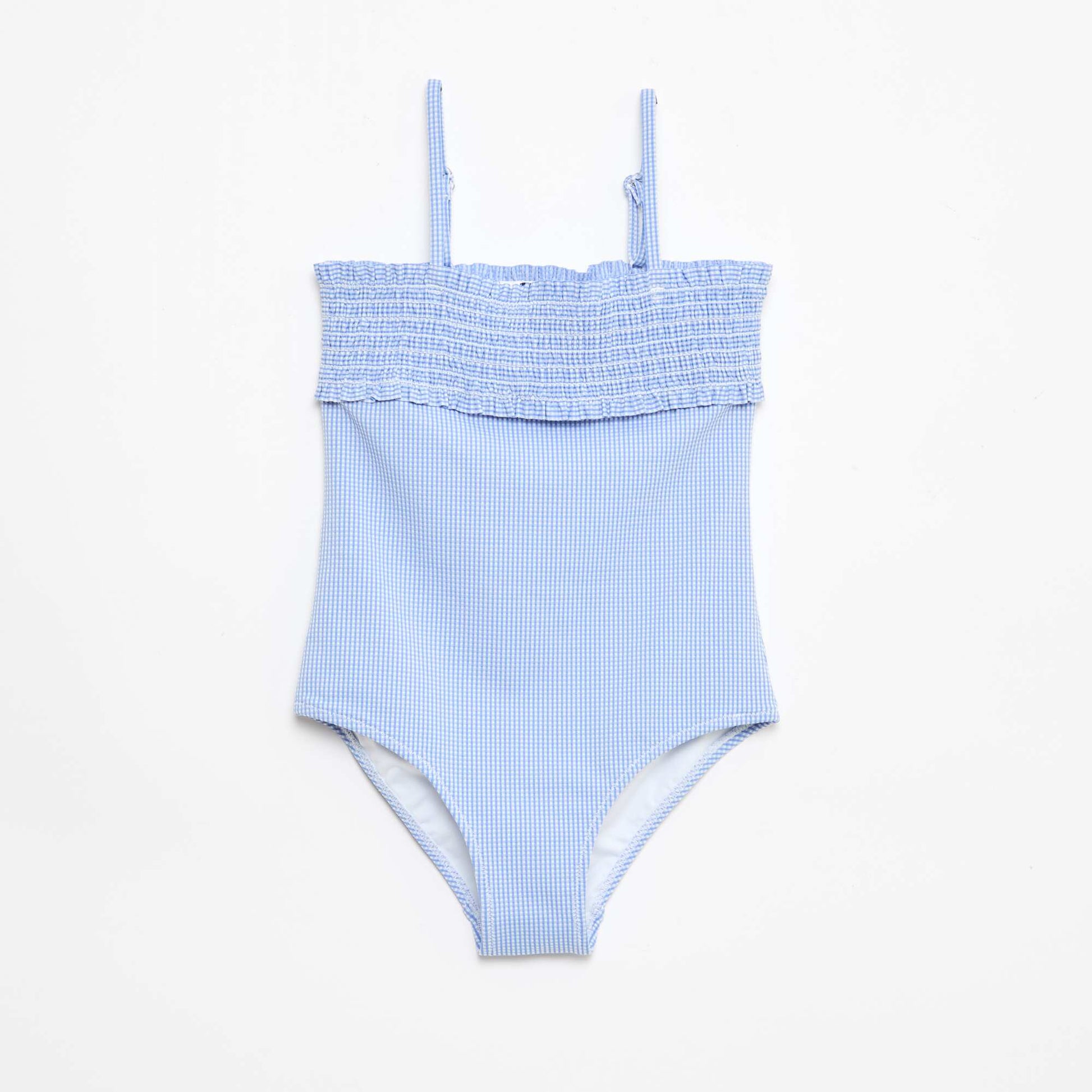 Maillot de bain smock + chouchou - 1 pièce BLEU