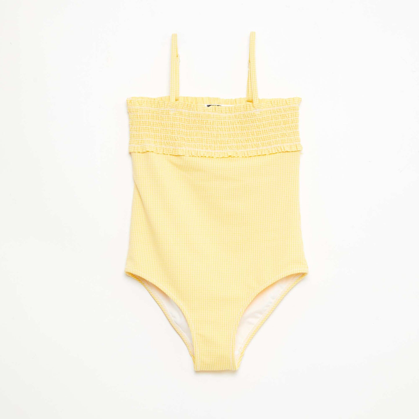 Maillot de bain smock + chouchou - 1 pièce JAUNE