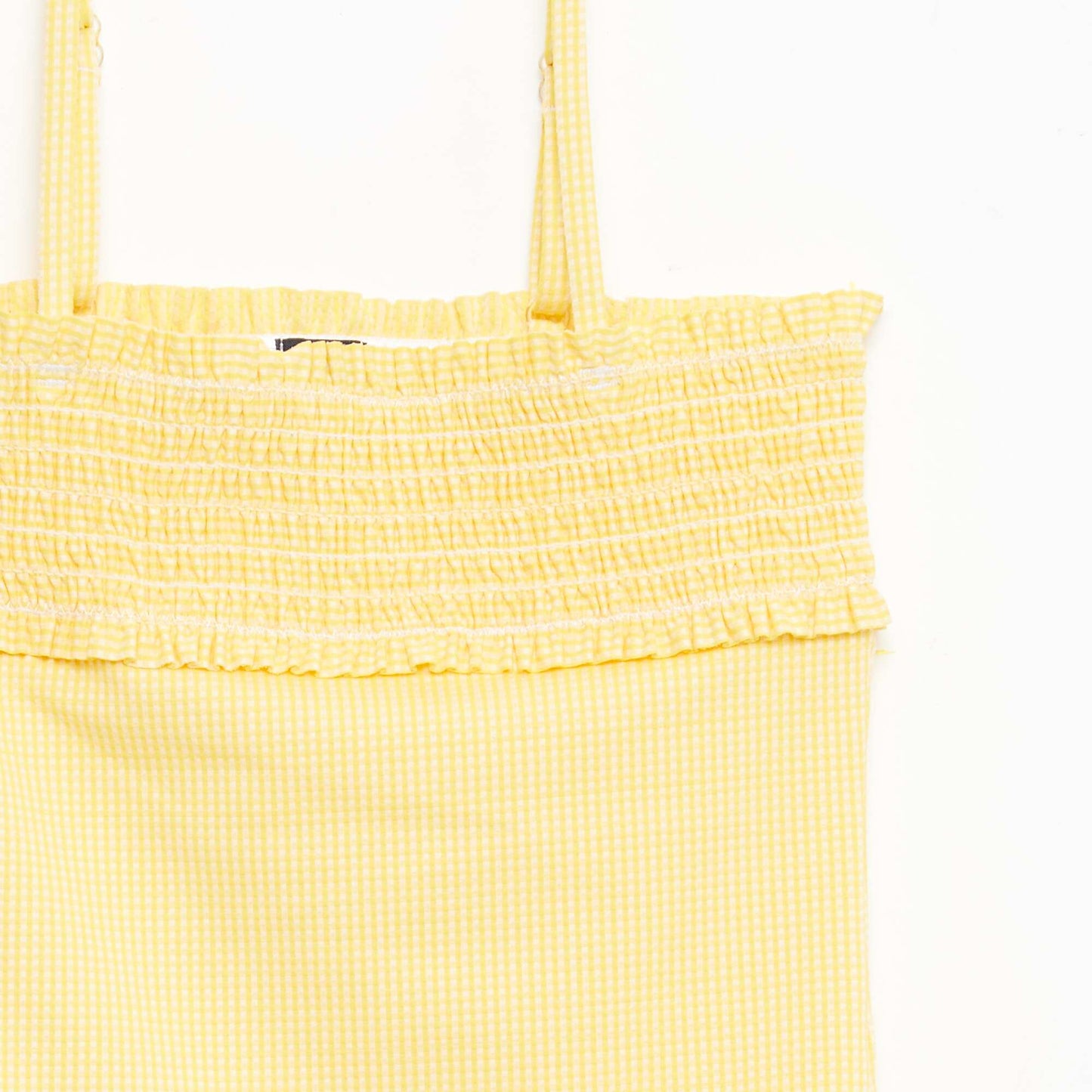 Maillot de bain smock + chouchou - 1 pièce JAUNE