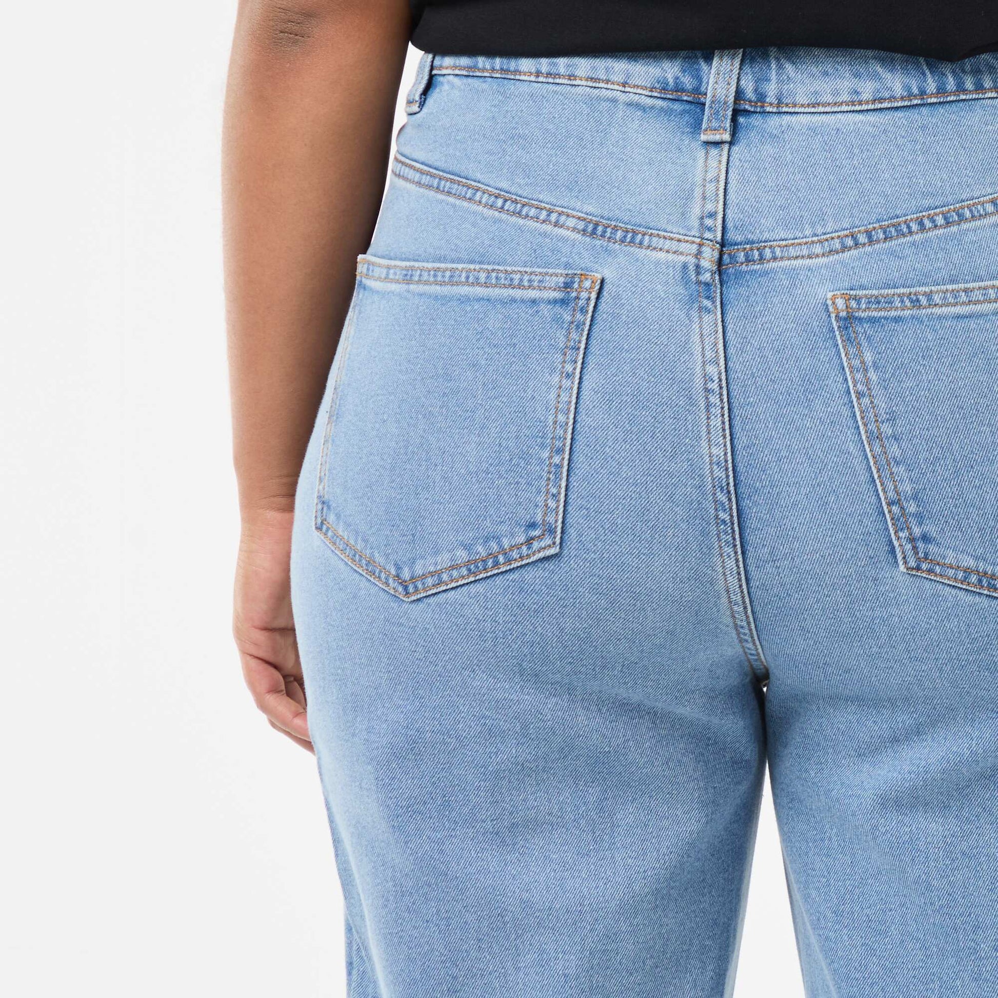 Jean bootcut avec bords à cru DOUBLE STONE