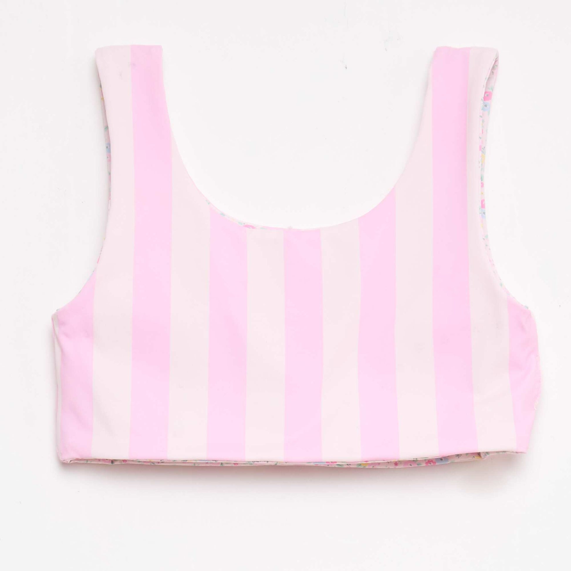 Maillot de bain imprimé réversible - 2 pièces ROSE
