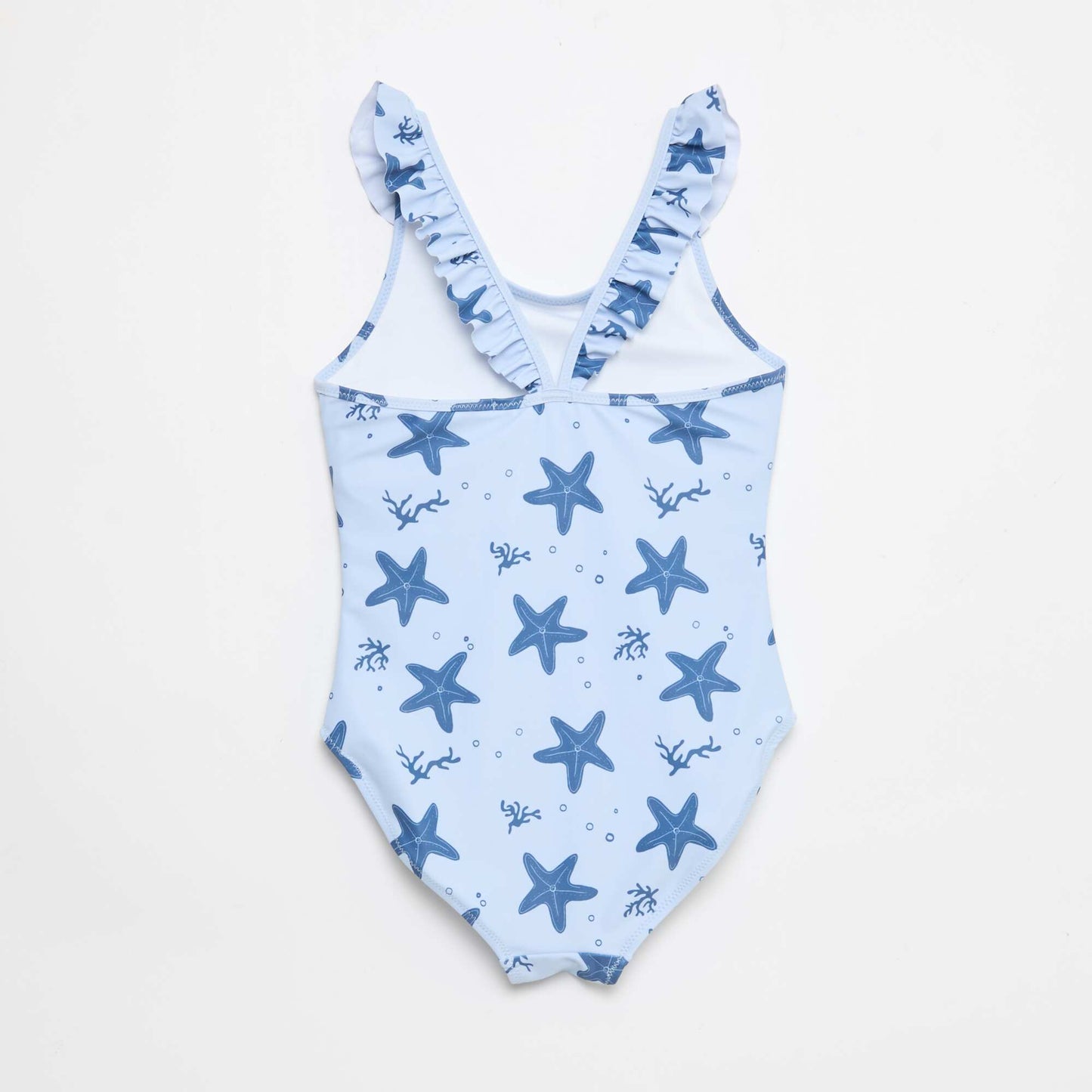 Maillot de bain motif all-over tropique BLEU