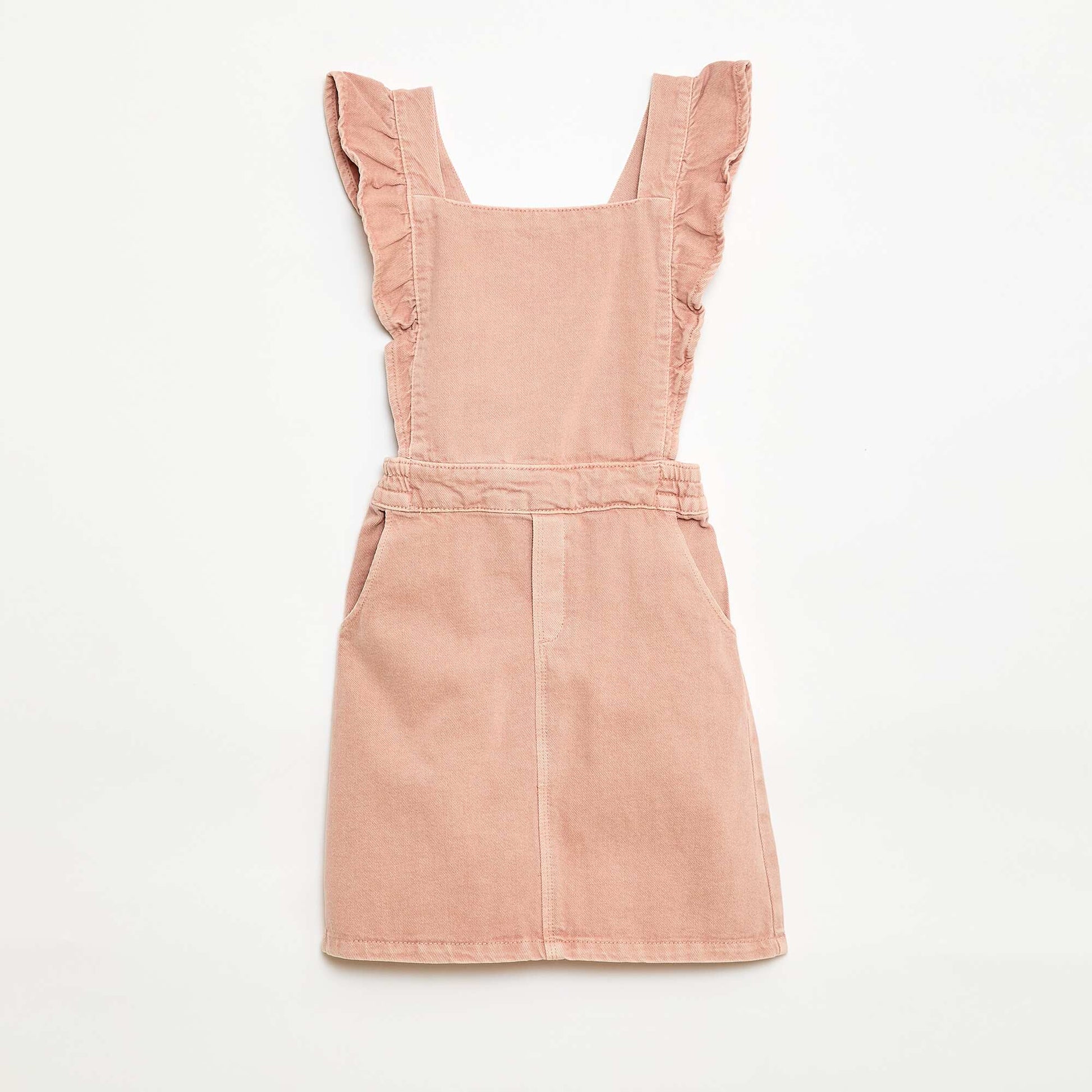 Salopette en jean avec volants ROSE