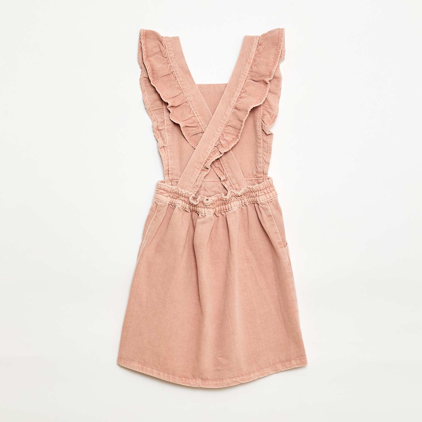Salopette en jean avec volants ROSE