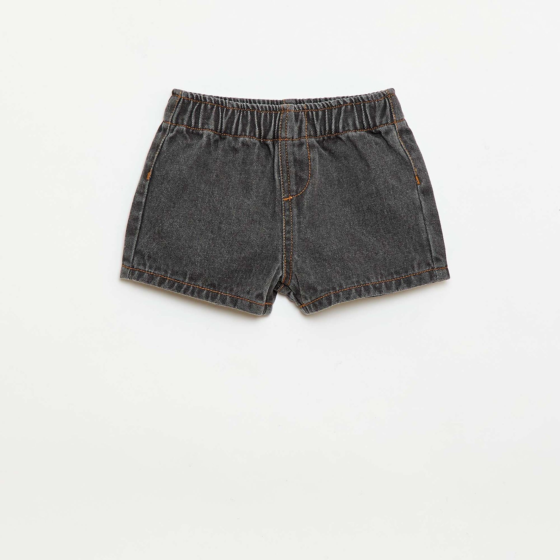 Short en denim GRIS