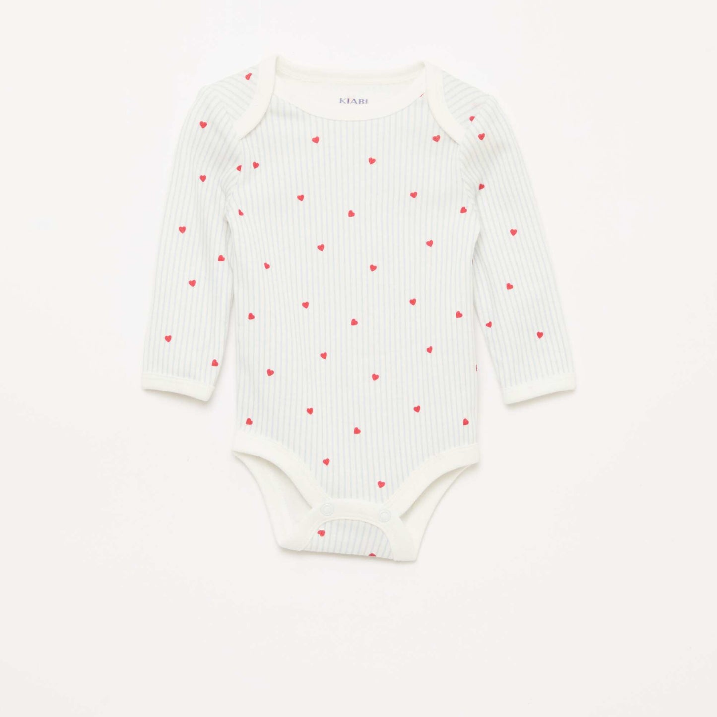 Ensemble body manches longues + salopette avec pieds BLEU