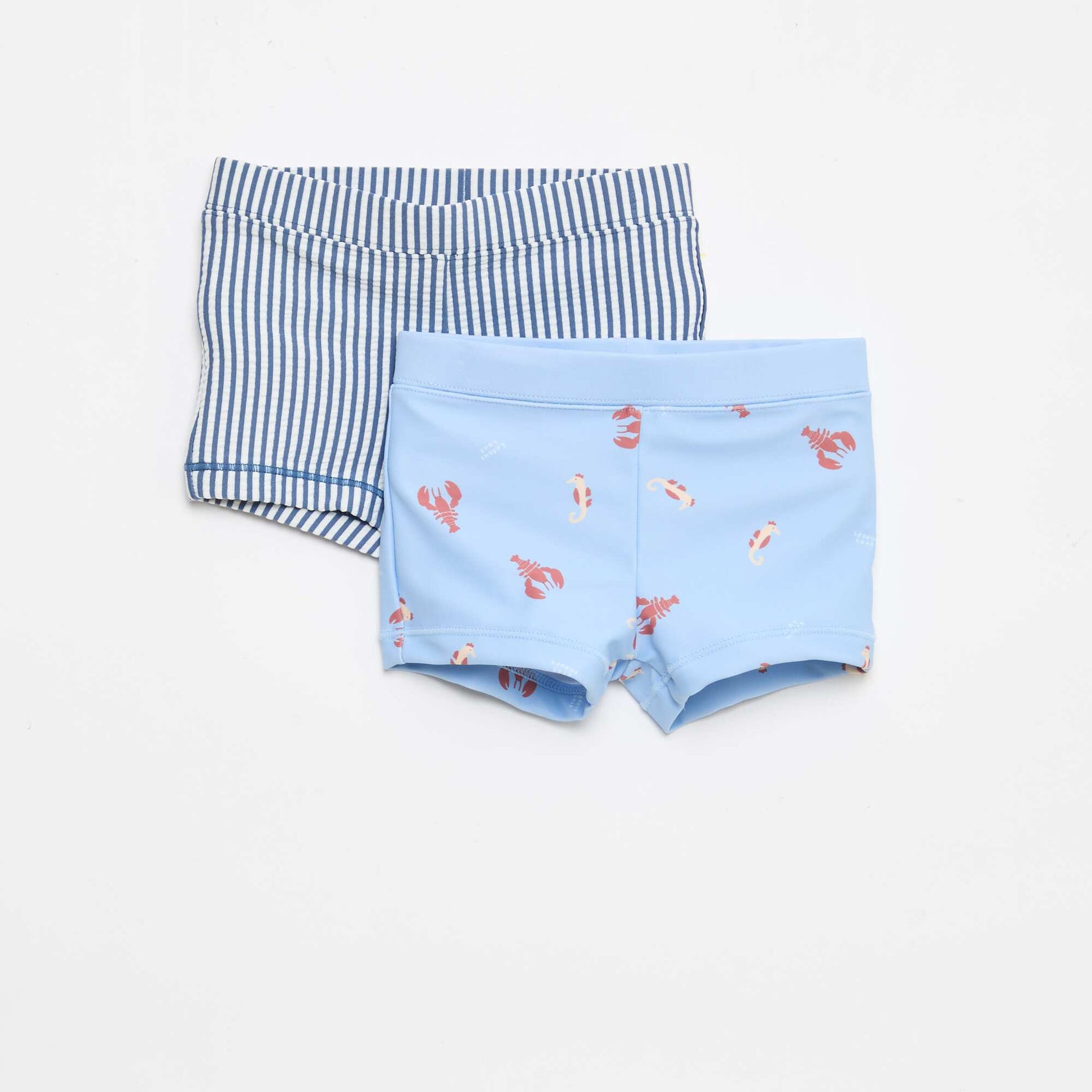 Lot de 2 boxers de bain BLEU