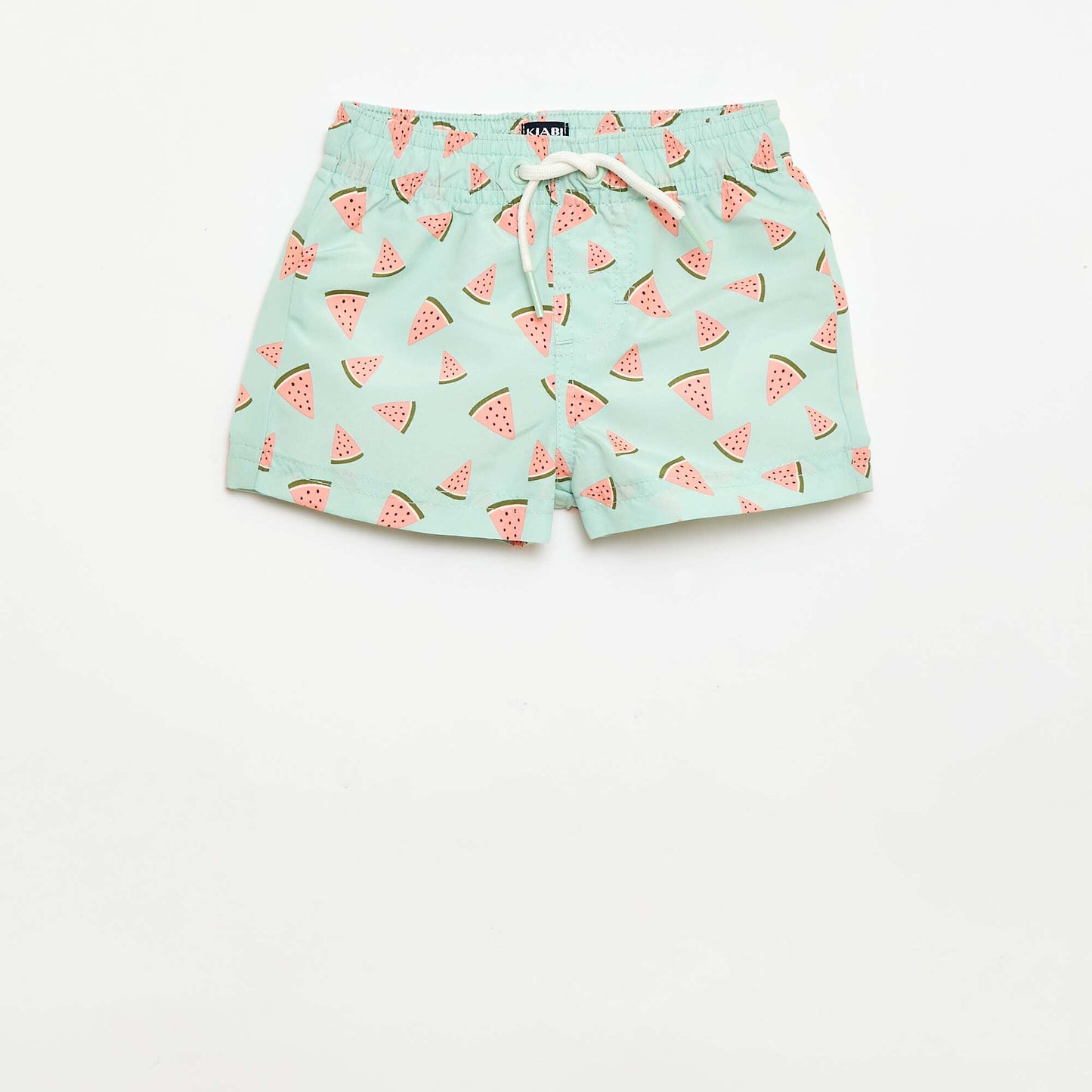 Short de bain à motifs VERT