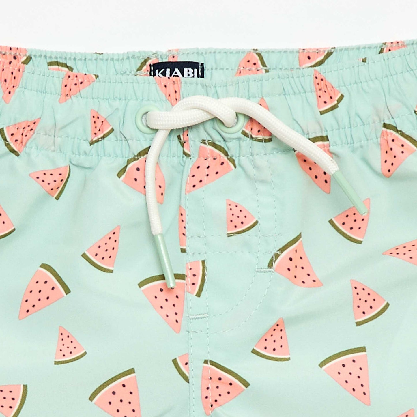 Short de bain à motifs VERT