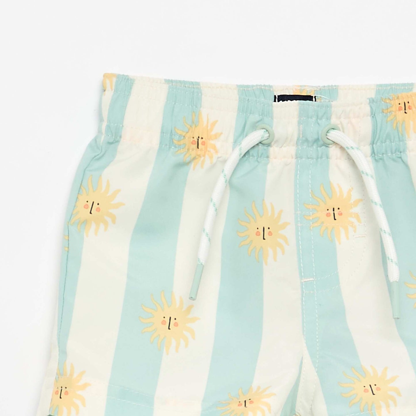 Short de bain à motifs BLEU