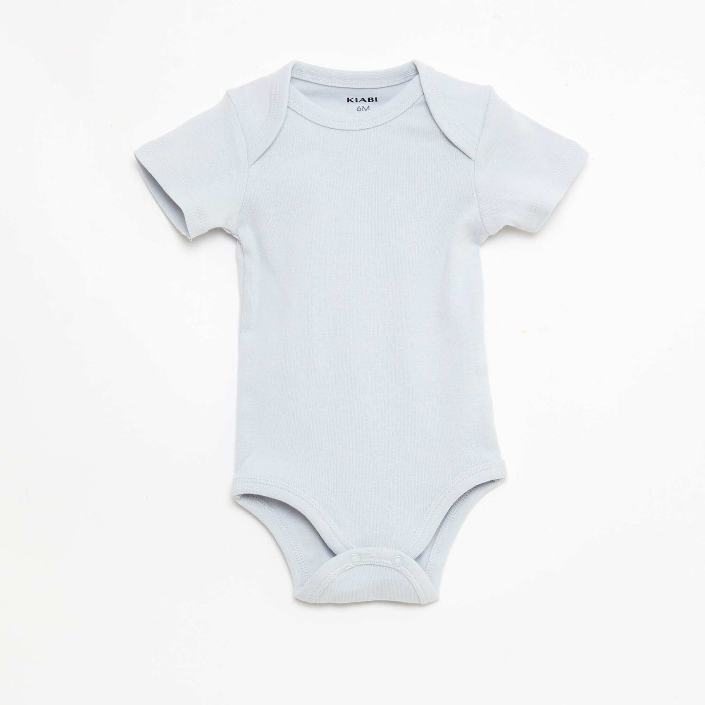 Lot de 5 bodies manches courtes en coton BLEU