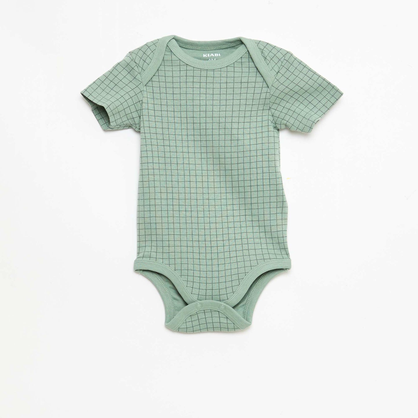 Lot de 5 bodies manches courtes en coton BLEU