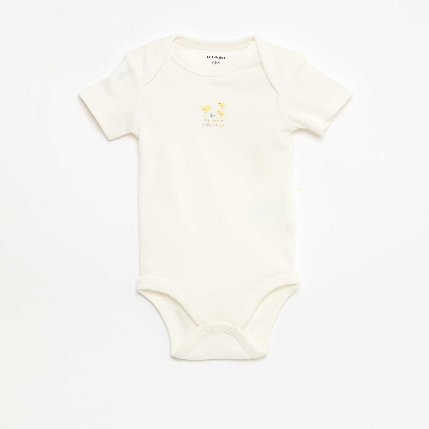 Lot de 5 bodies manches courtes en coton BLEU