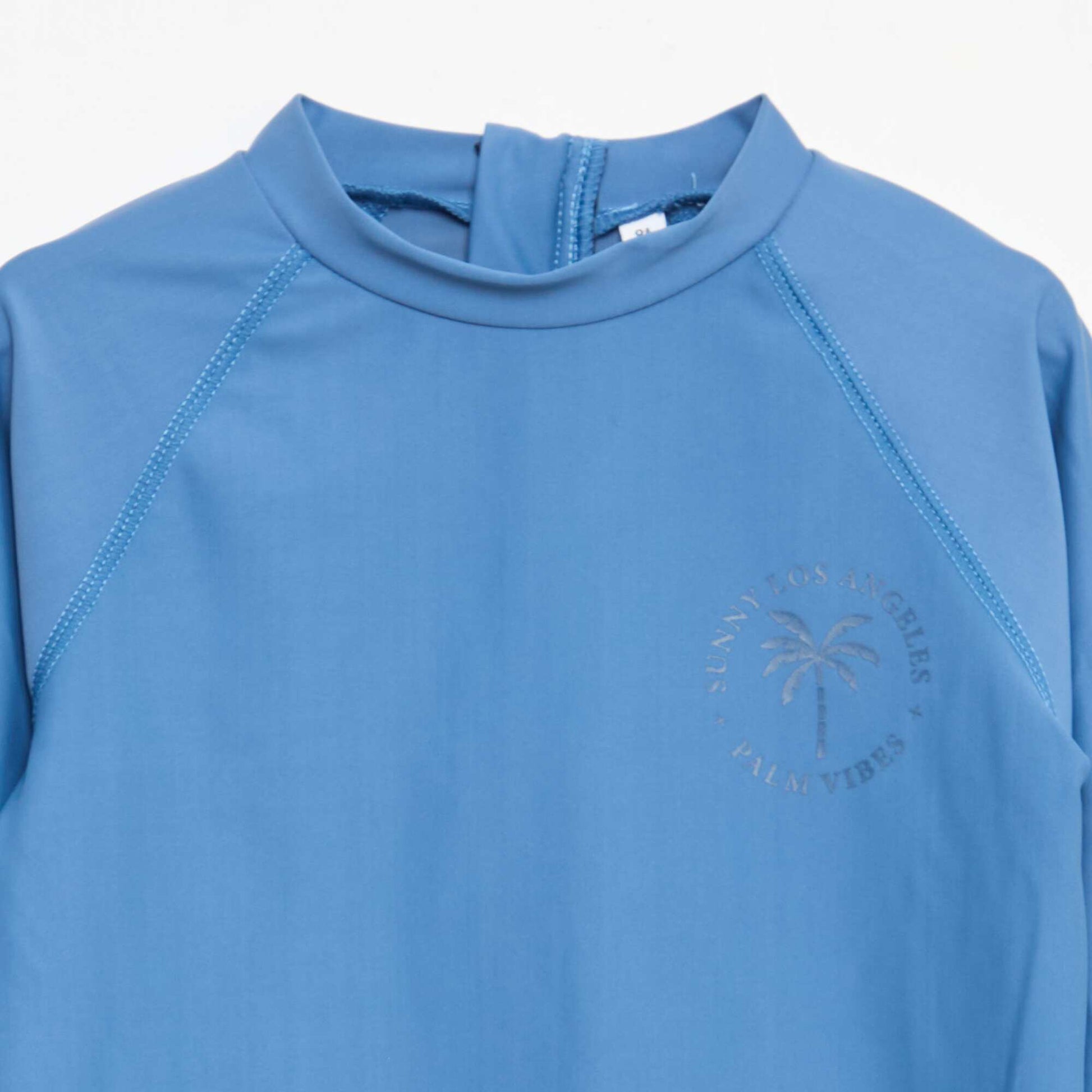 T-shirt de bain à manches longues BLEU