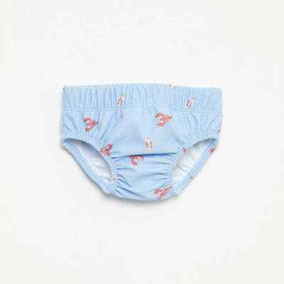 Slip de bain à motifs BLEU