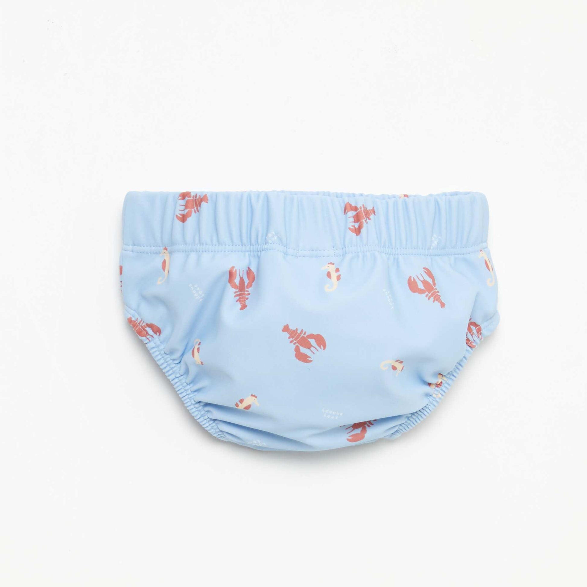 Slip de bain à motifs BLEU