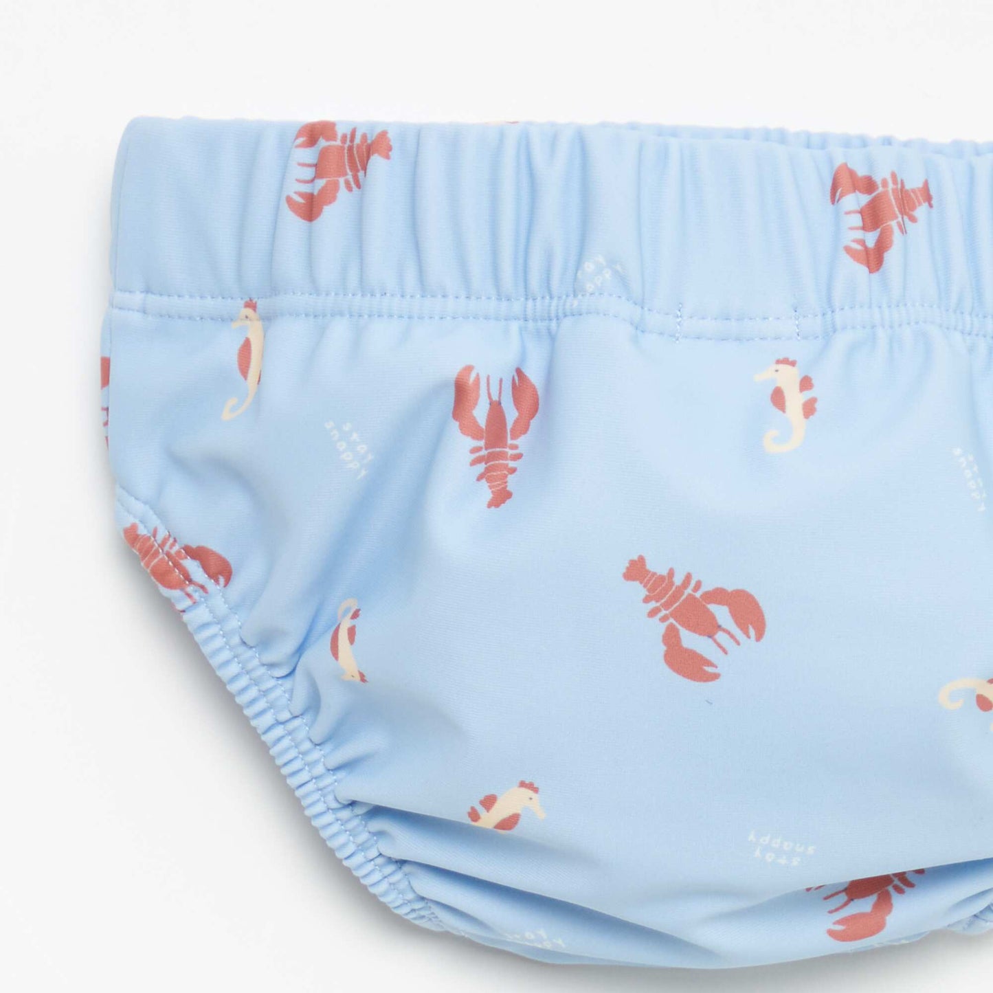Slip de bain à motifs BLEU