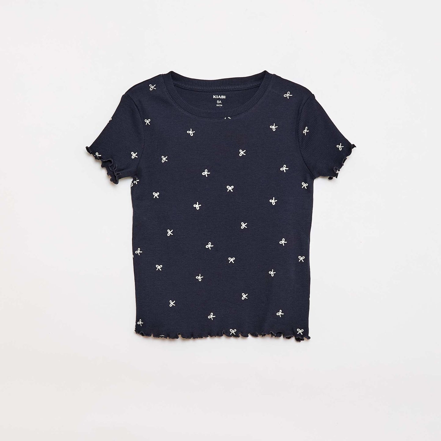Lot de t-shirts côtelés - 2 pièces BLEU